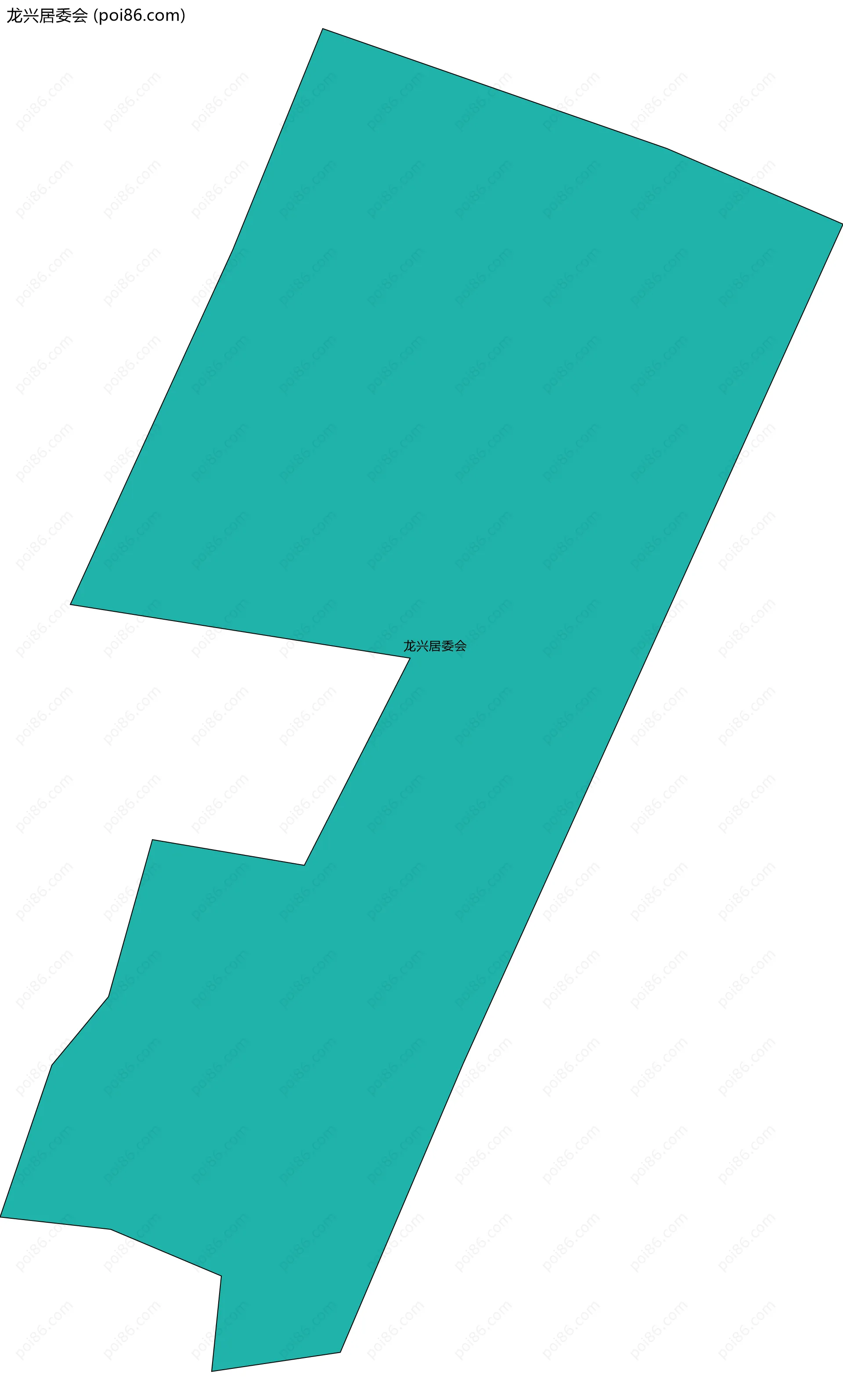 龙兴居委会边界地图