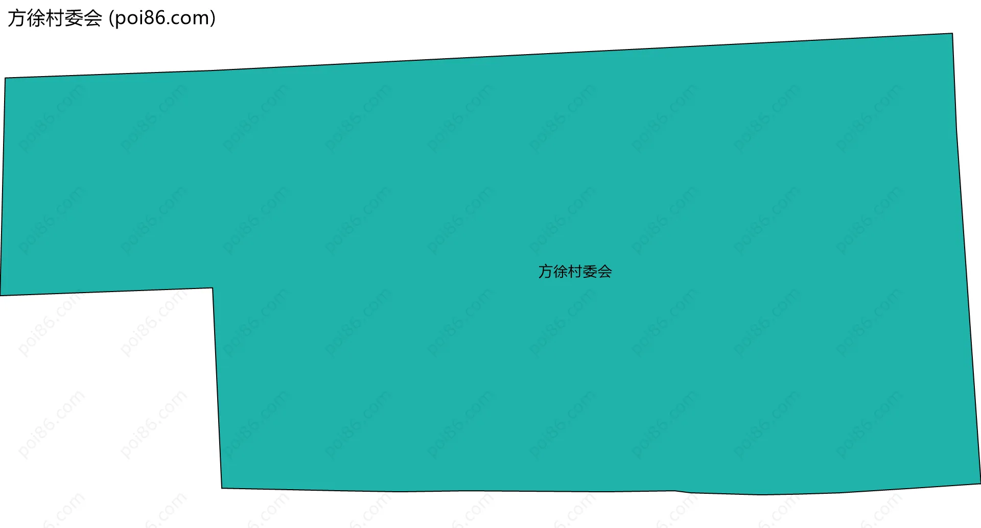 方徐村委会边界地图