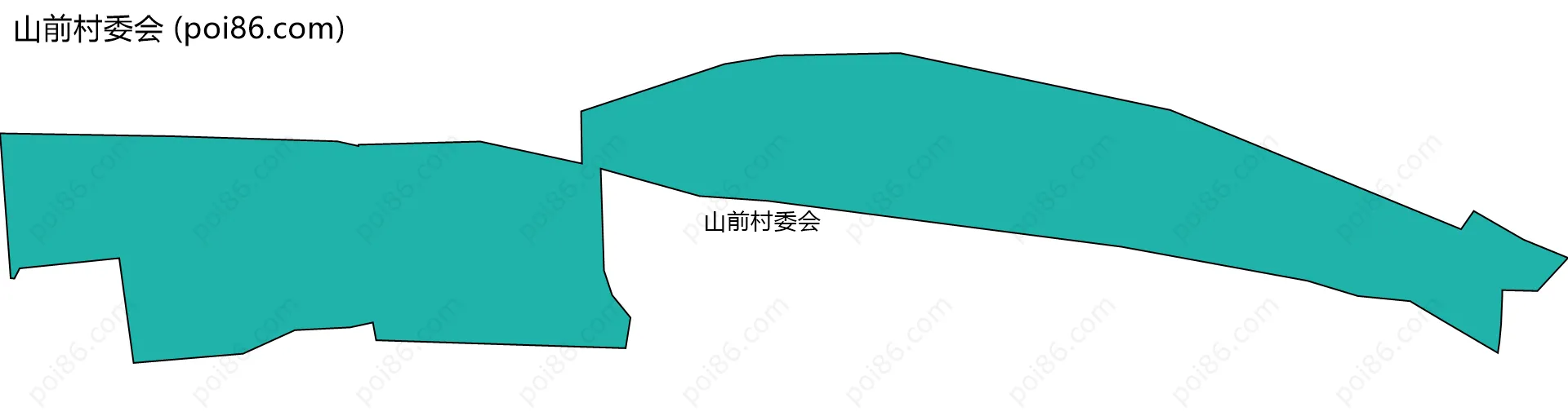 山前村委会边界地图