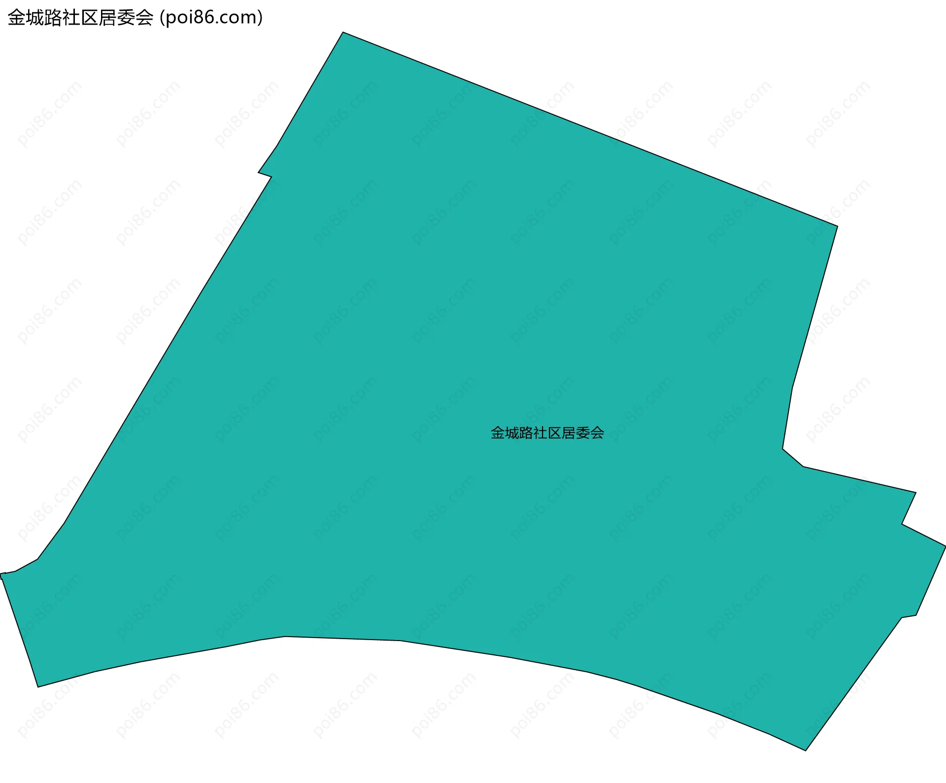 金城路社区居委会边界地图
