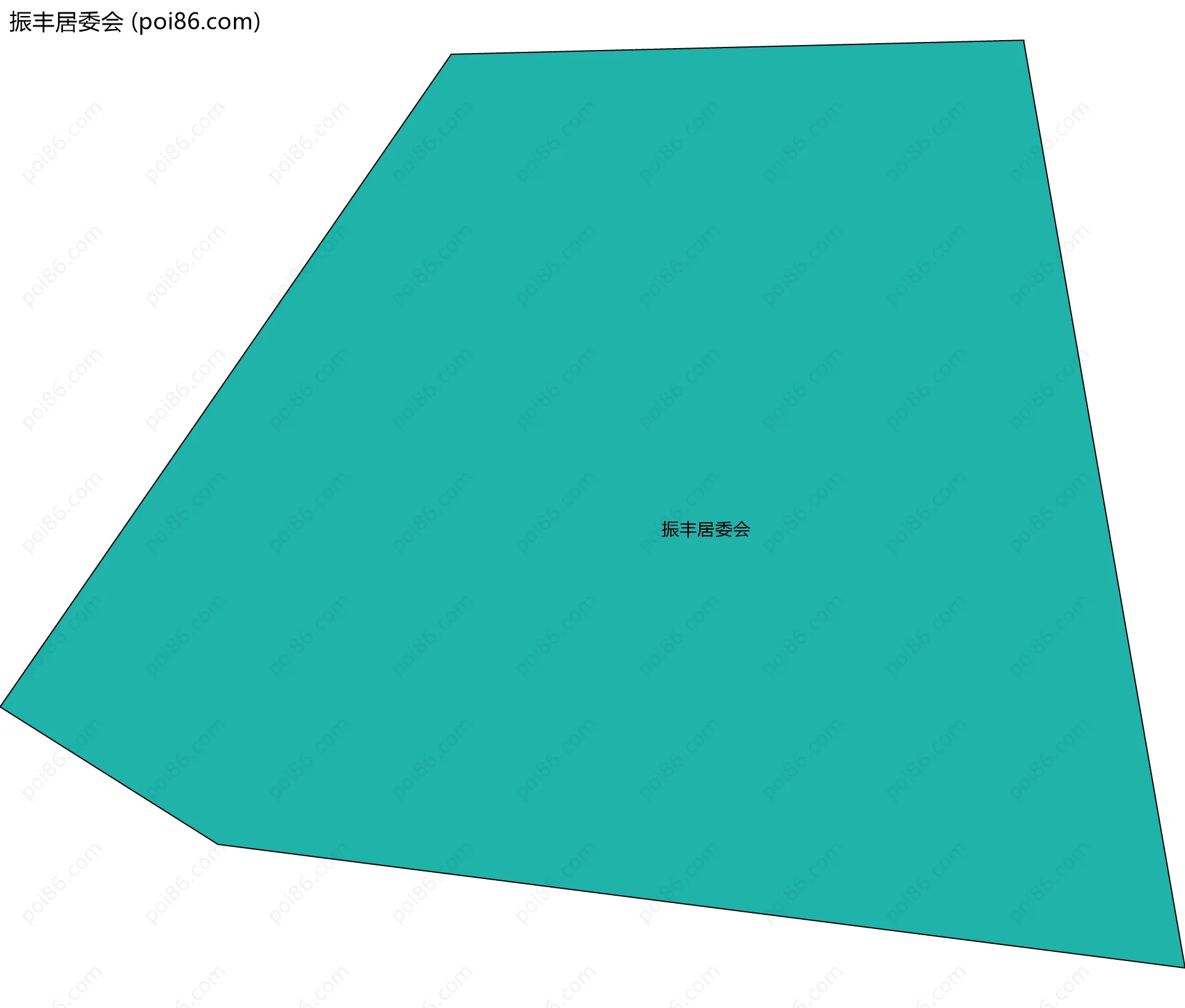 振丰居委会边界地图