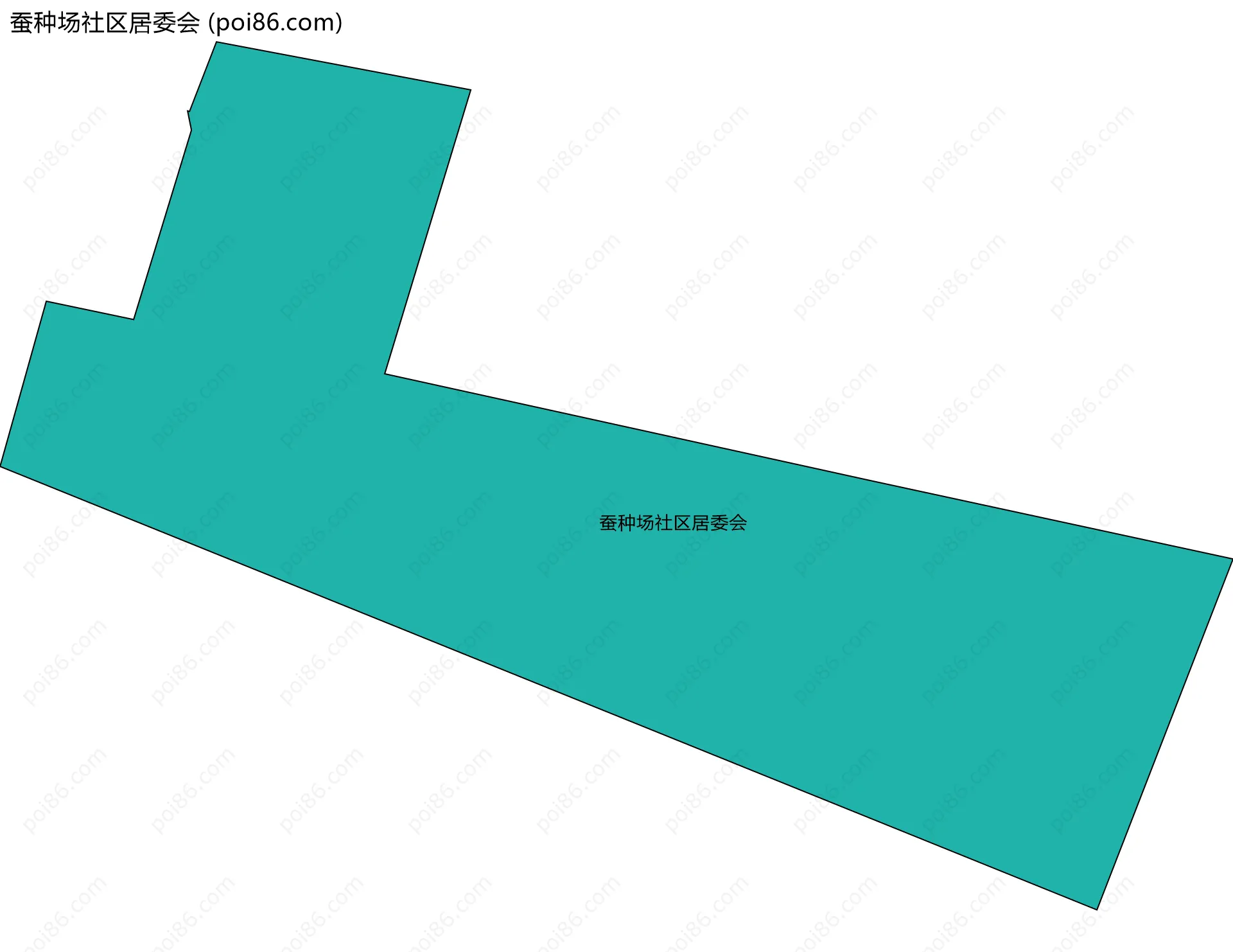 蚕种场社区居委会边界地图
