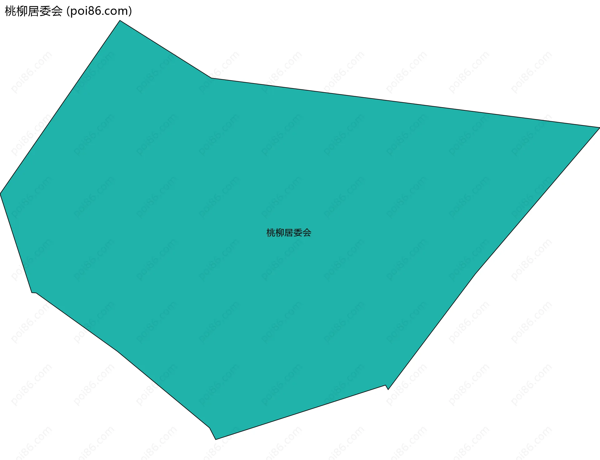 桃柳居委会边界地图