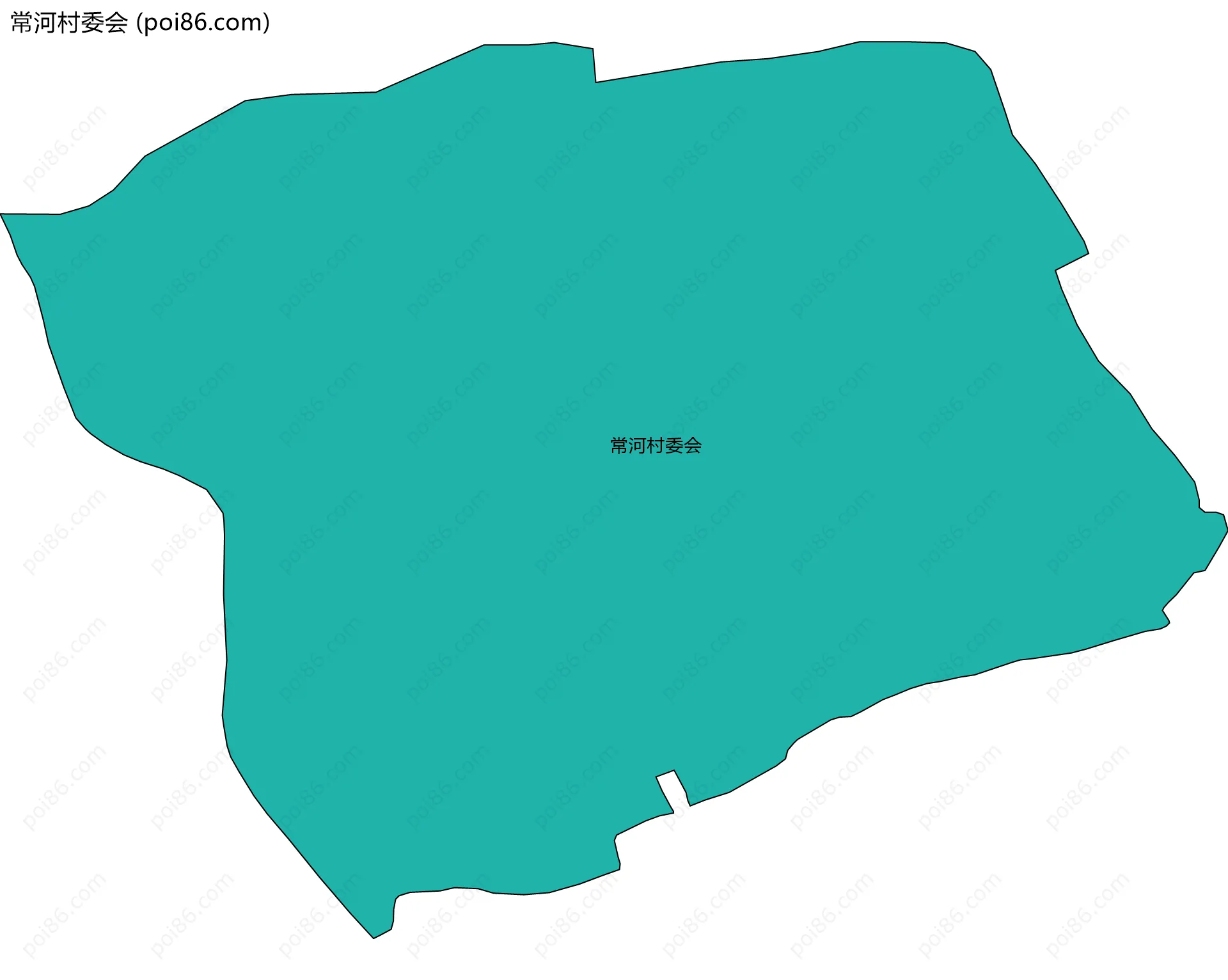 常河村委会边界地图