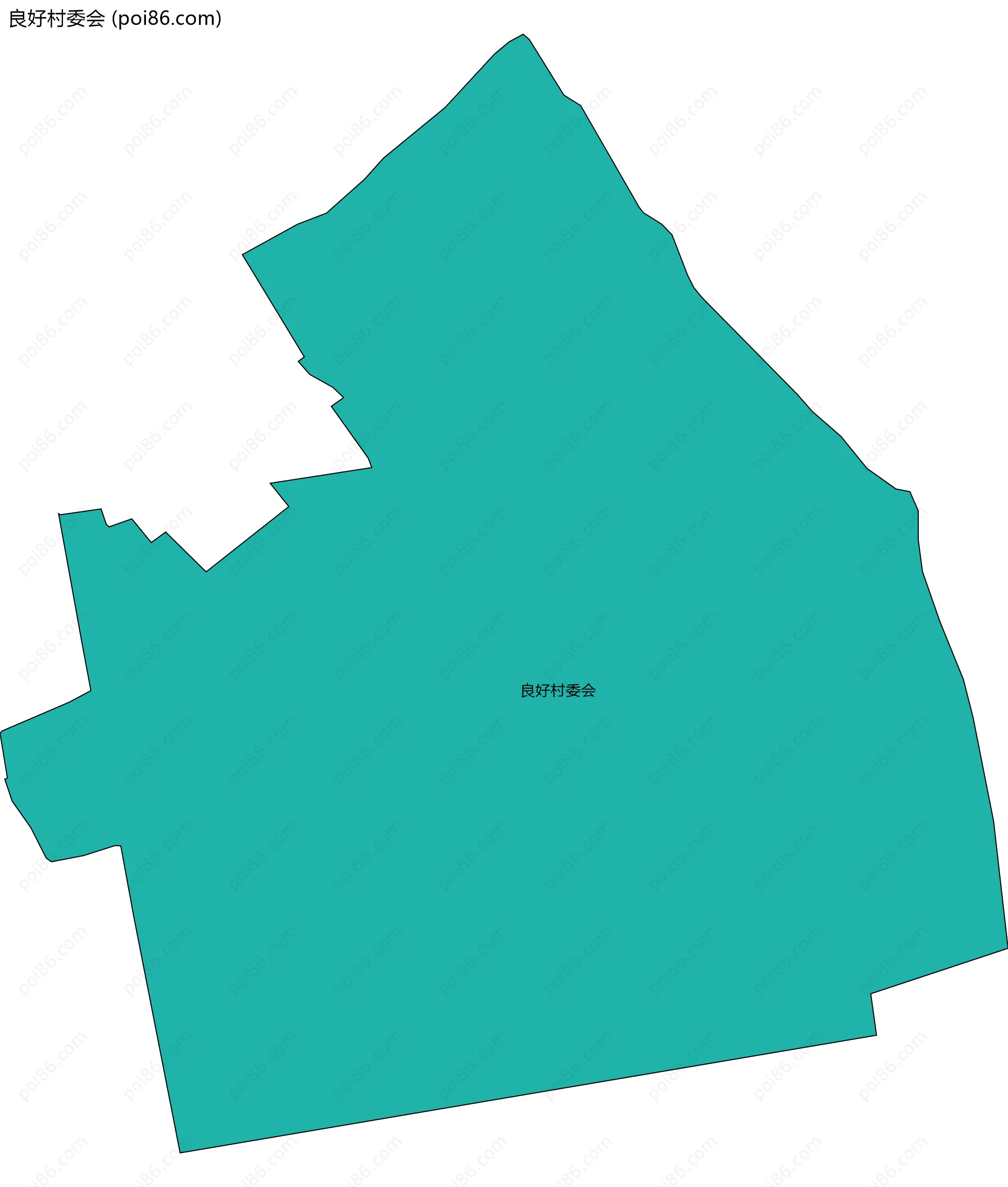 良好村委会边界地图