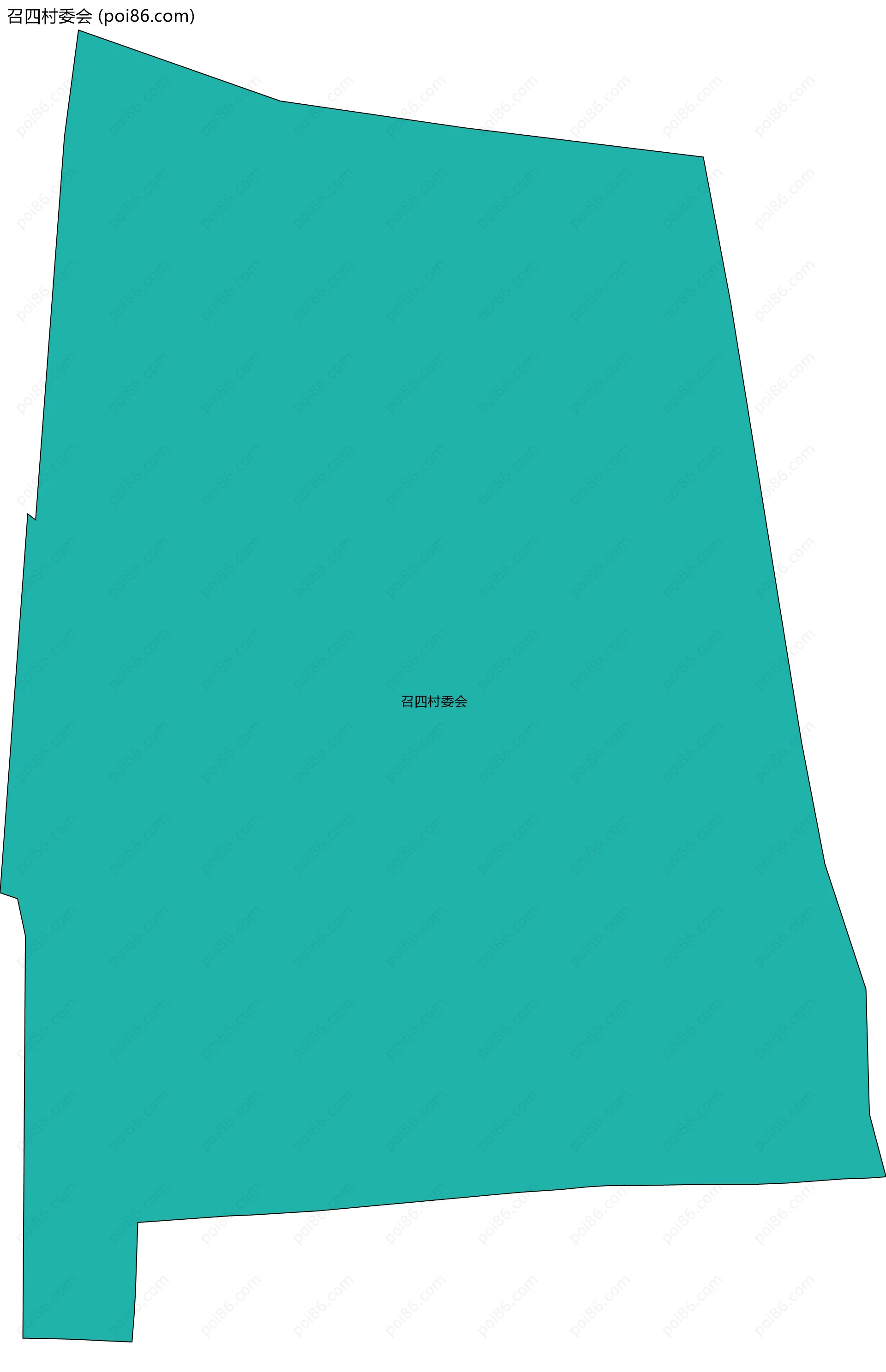 召四村委会边界地图