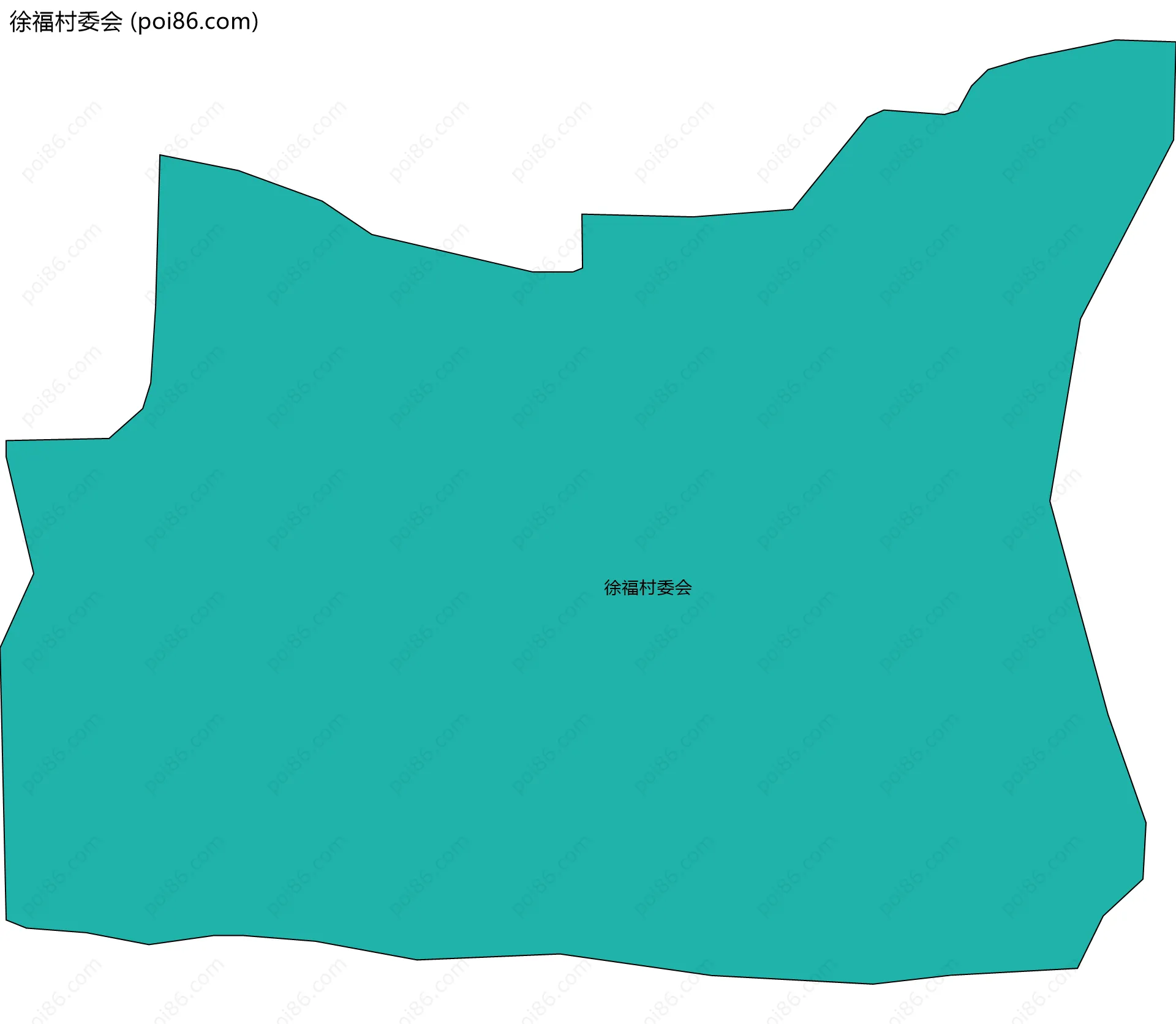 徐福村委会边界地图