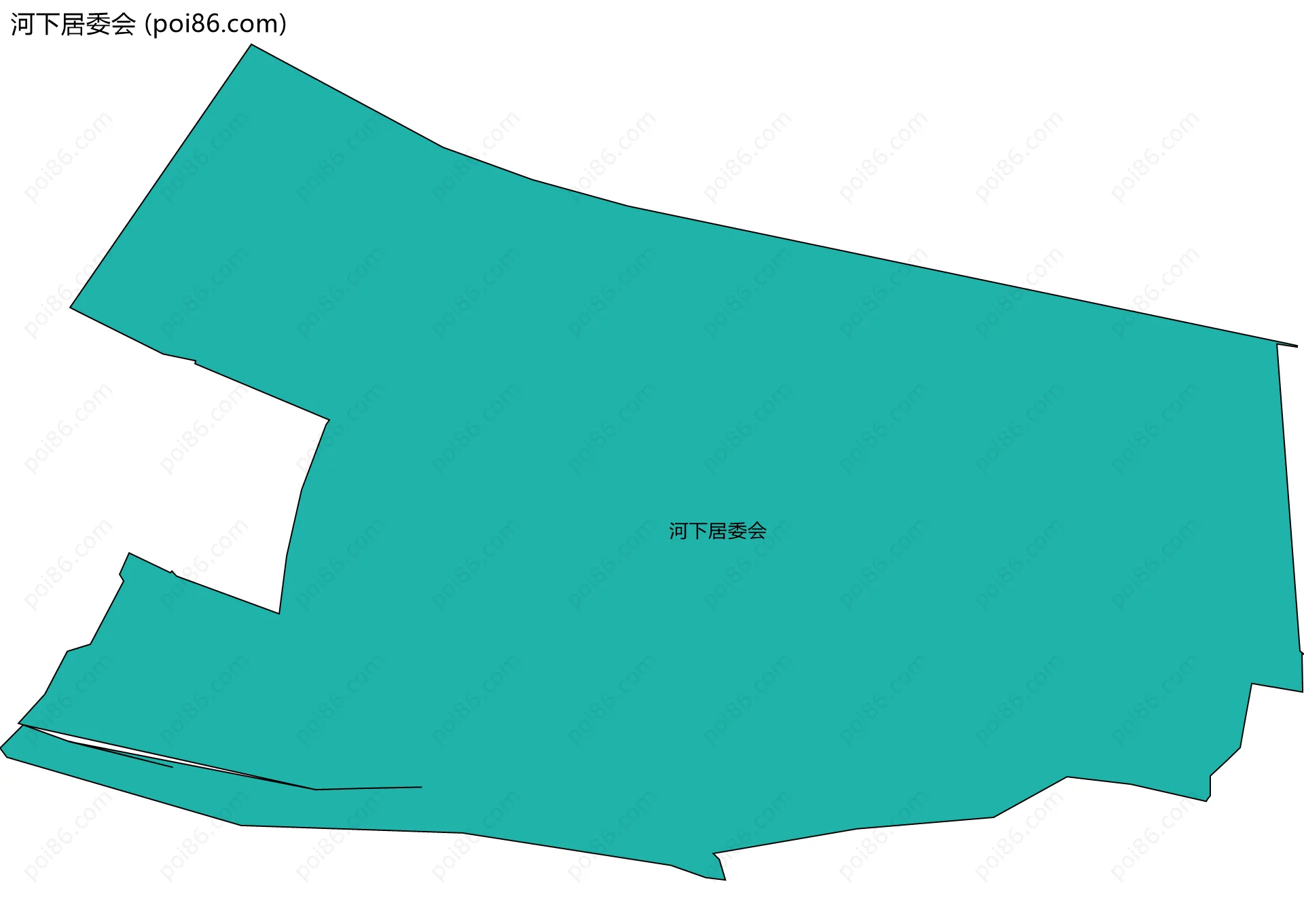 河下居委会边界地图