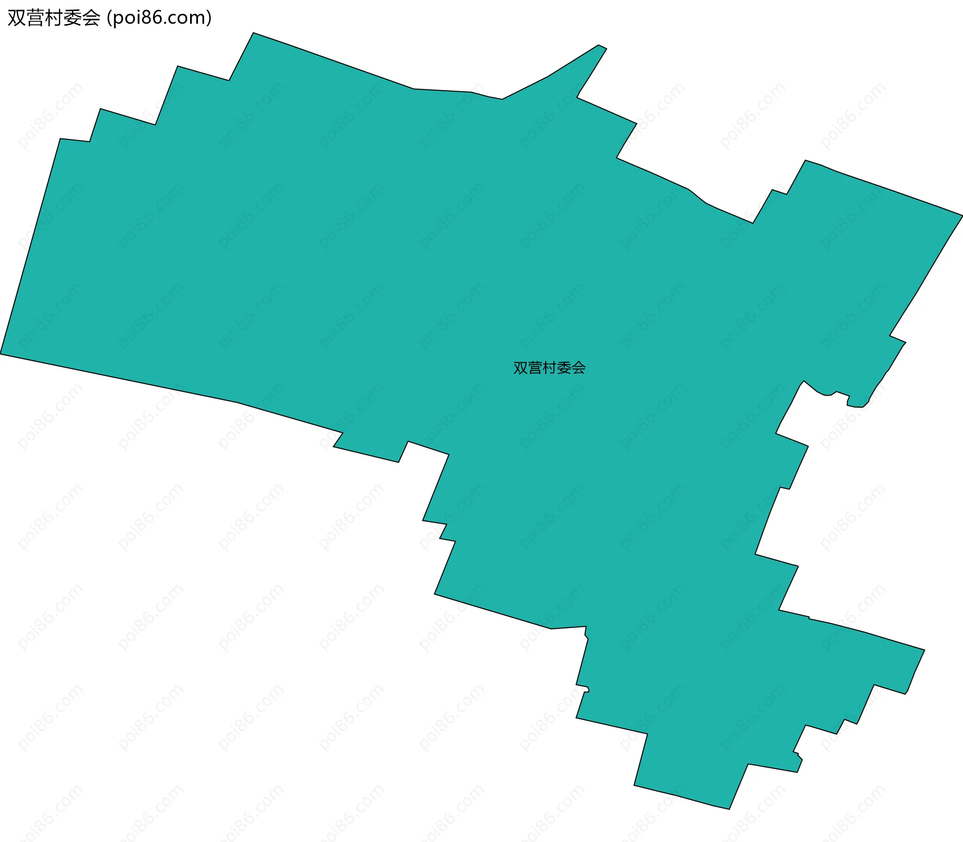 双营村委会边界地图