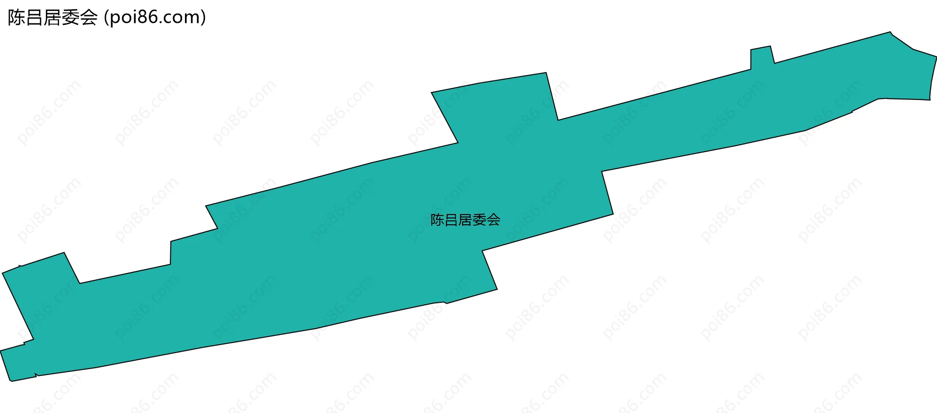 陈吕居委会边界地图