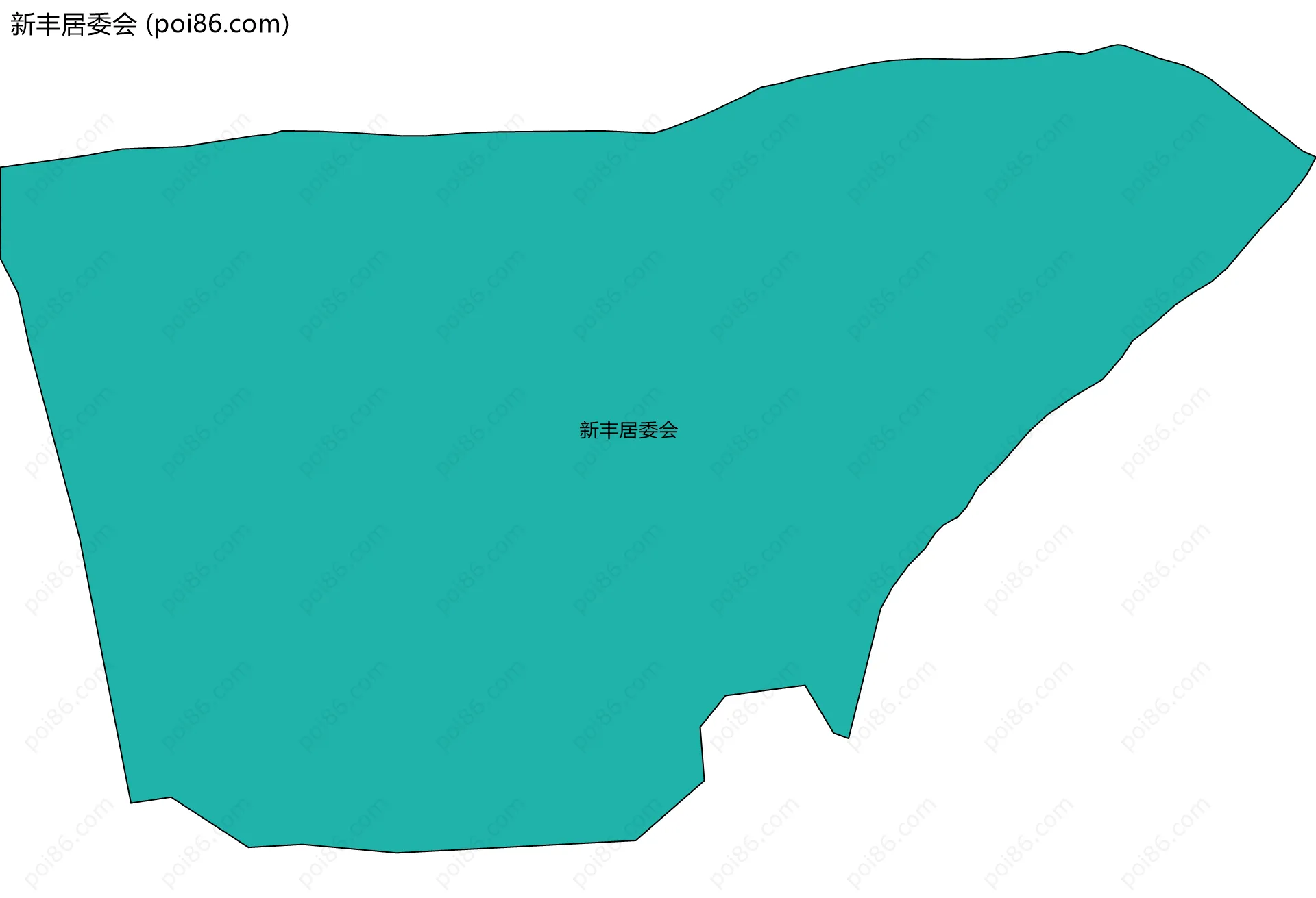 新丰居委会边界地图
