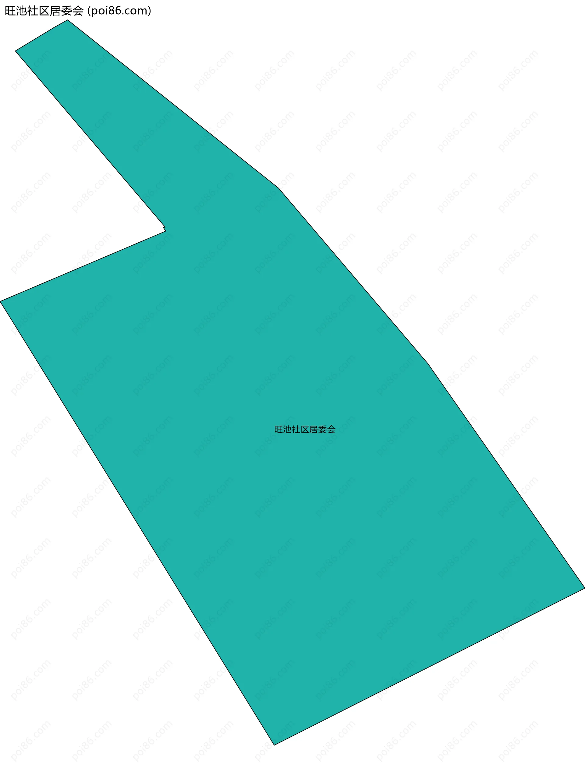 旺池社区居委会边界地图