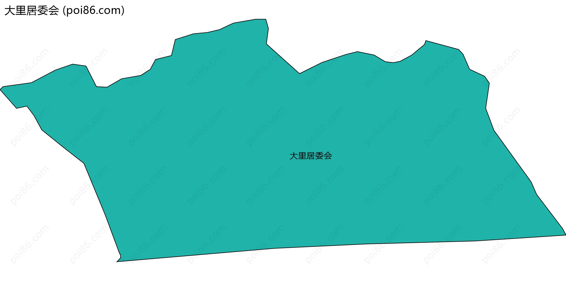 大里居委会边界地图