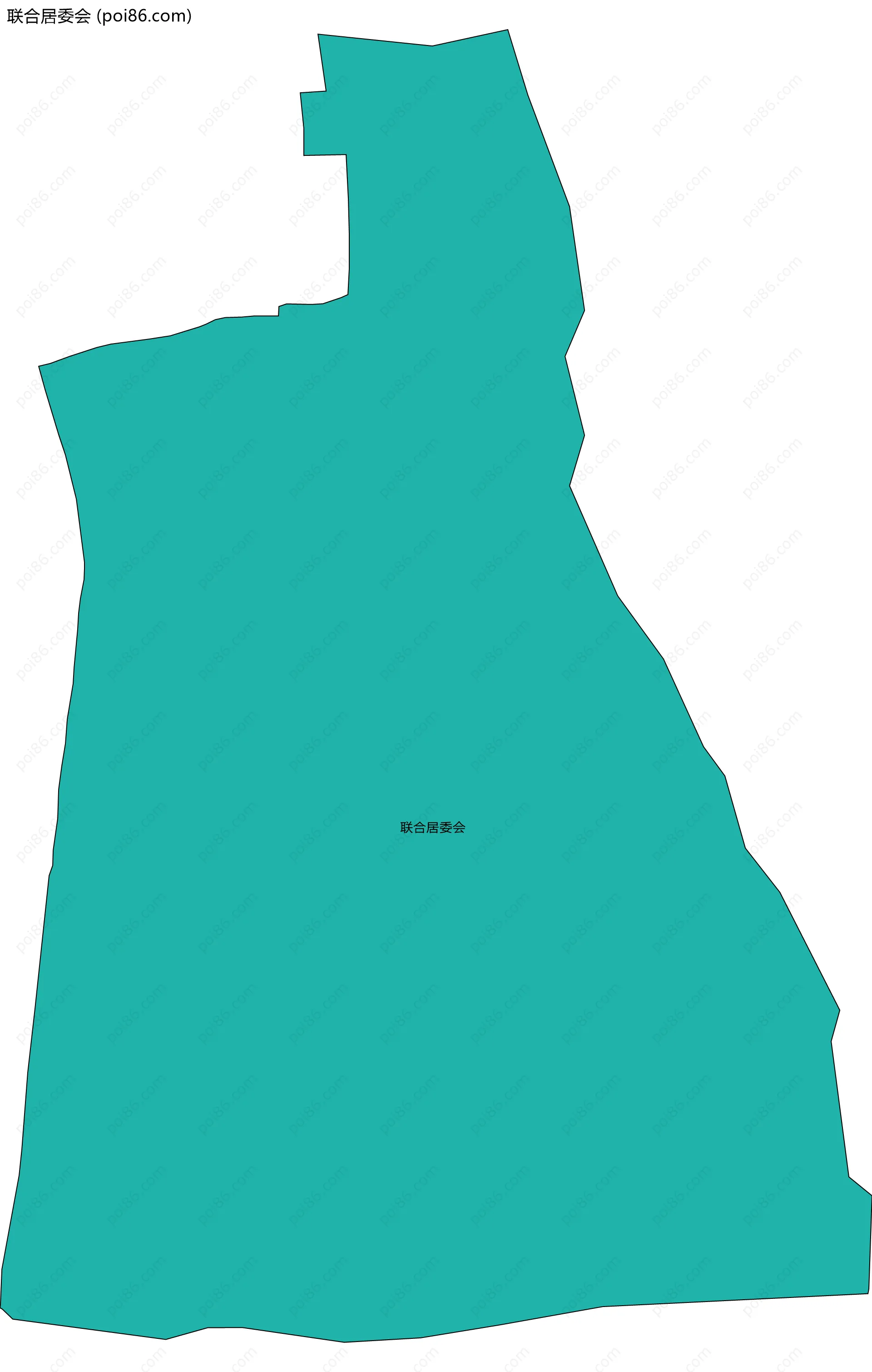 联合居委会边界地图