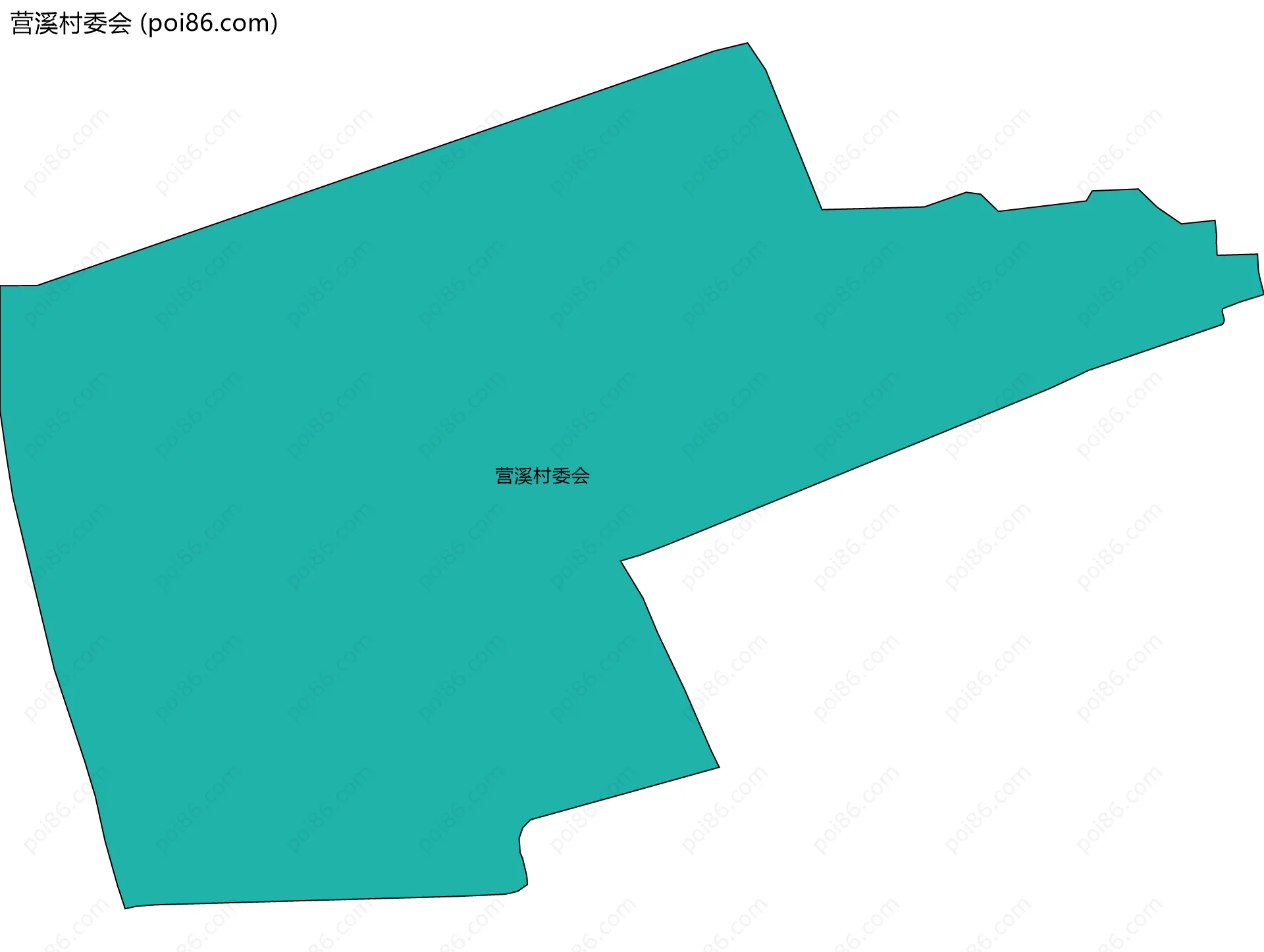 营溪村委会边界地图