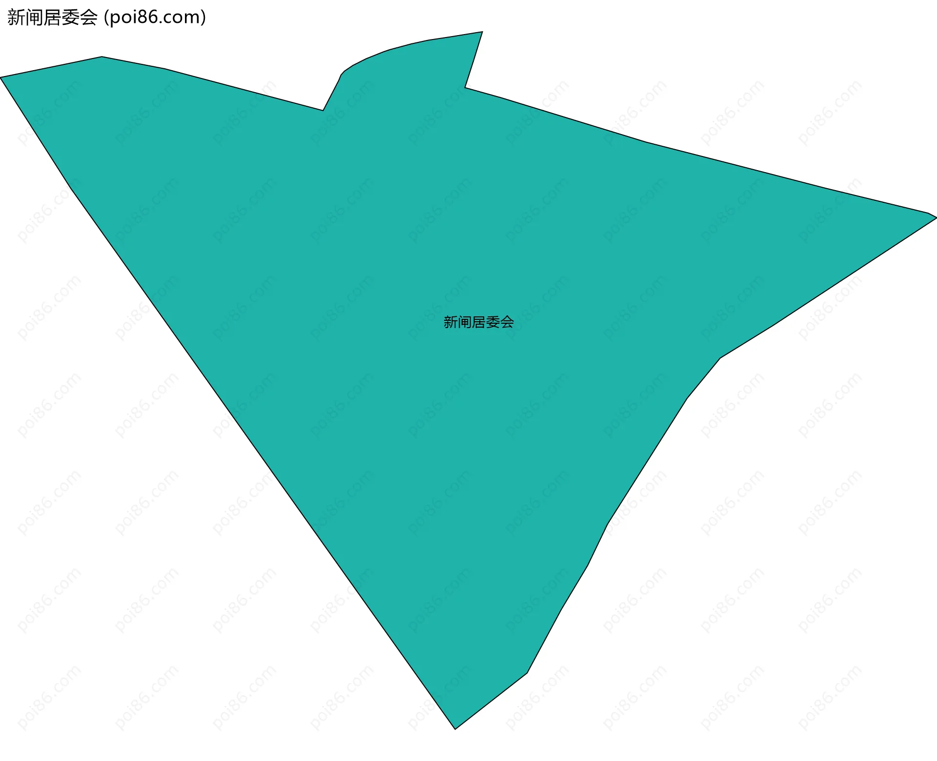 新闸居委会边界地图