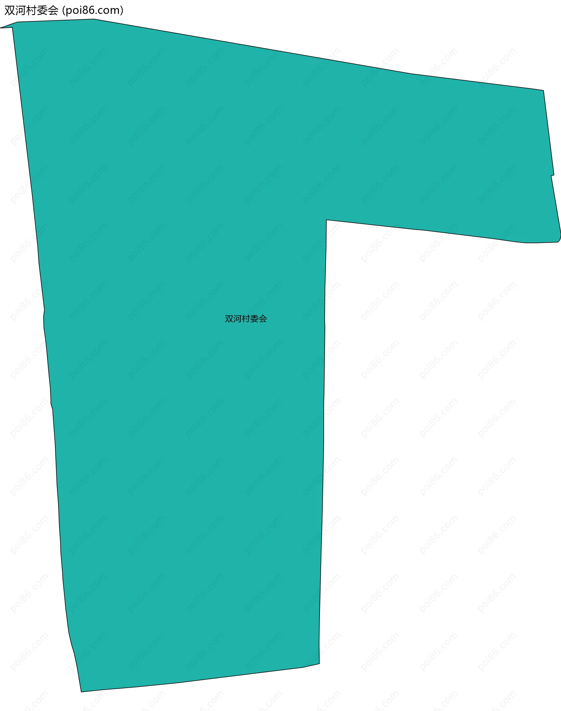 双河村委会边界地图