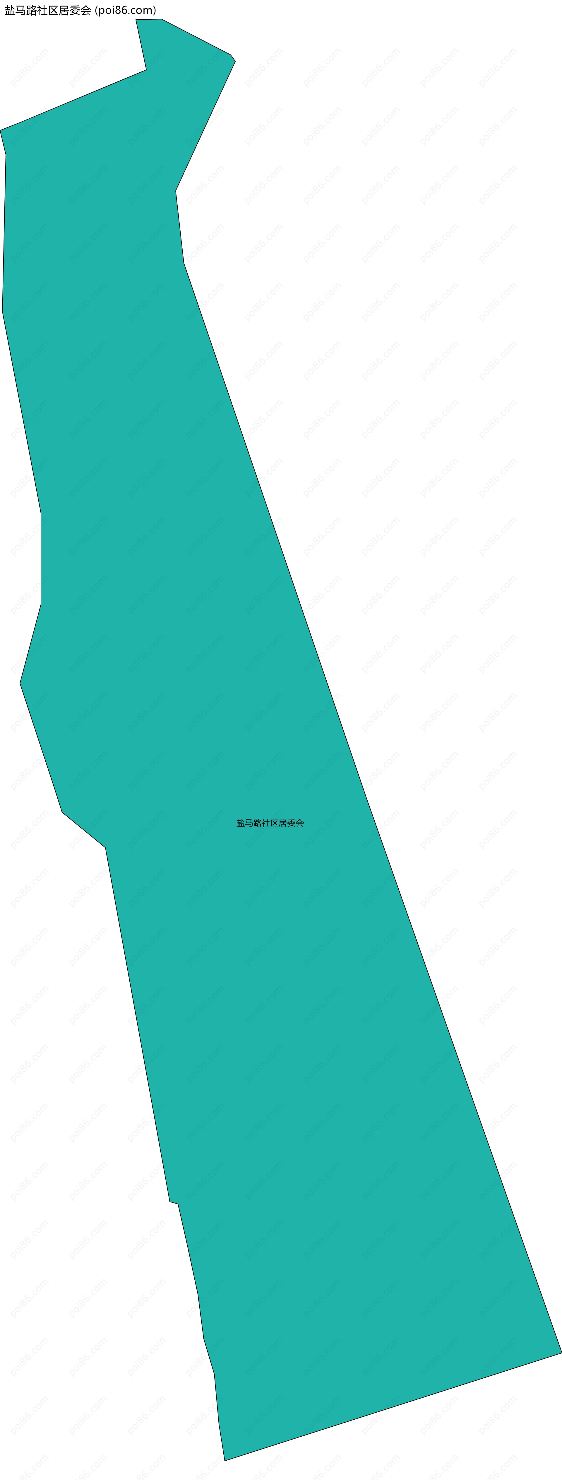 盐马路社区居委会边界地图