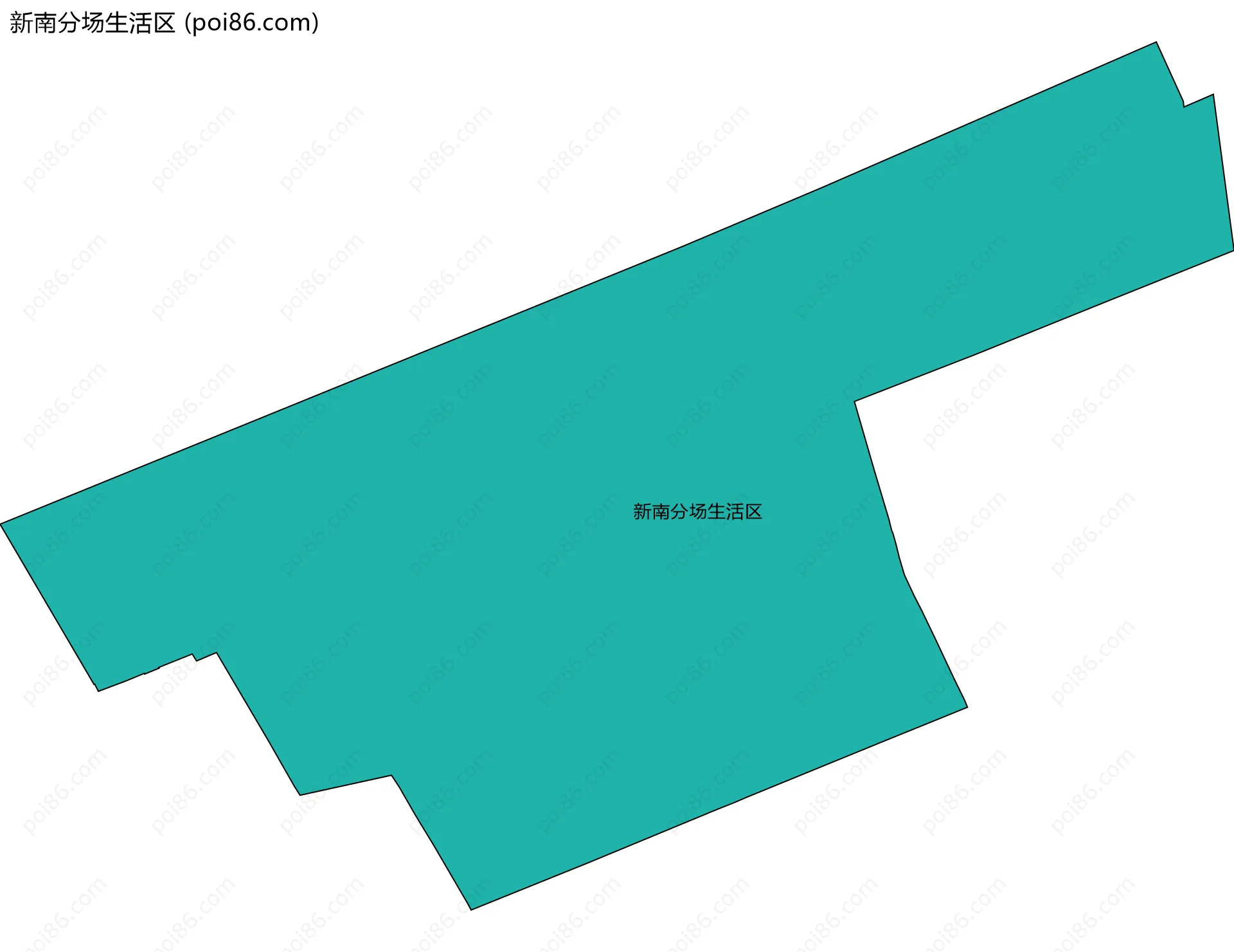 新南分场生活区边界地图