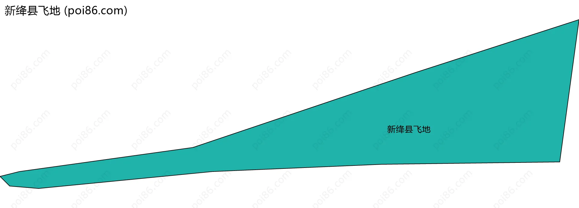 新绛县飞地边界地图