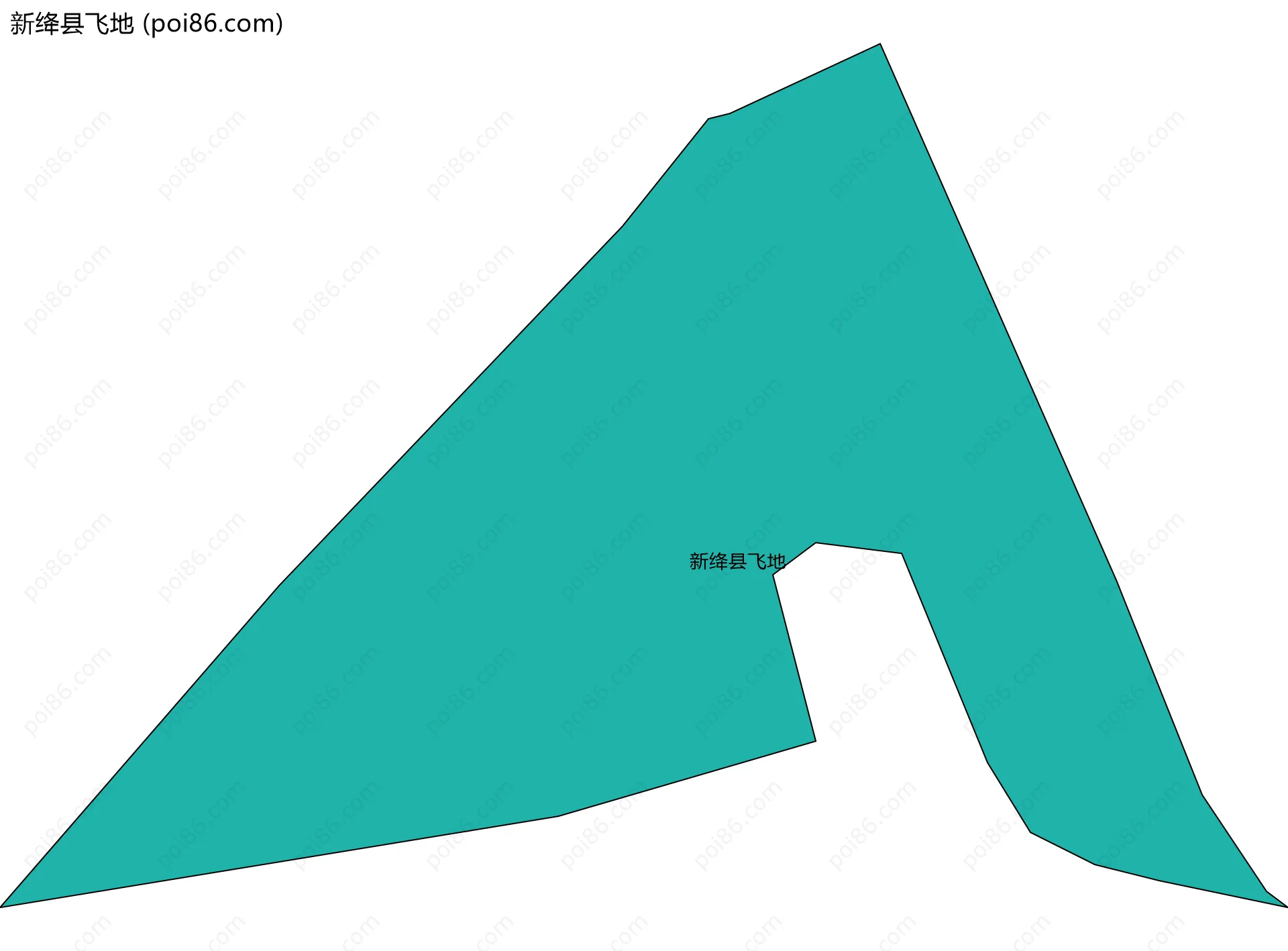 新绛县飞地边界地图