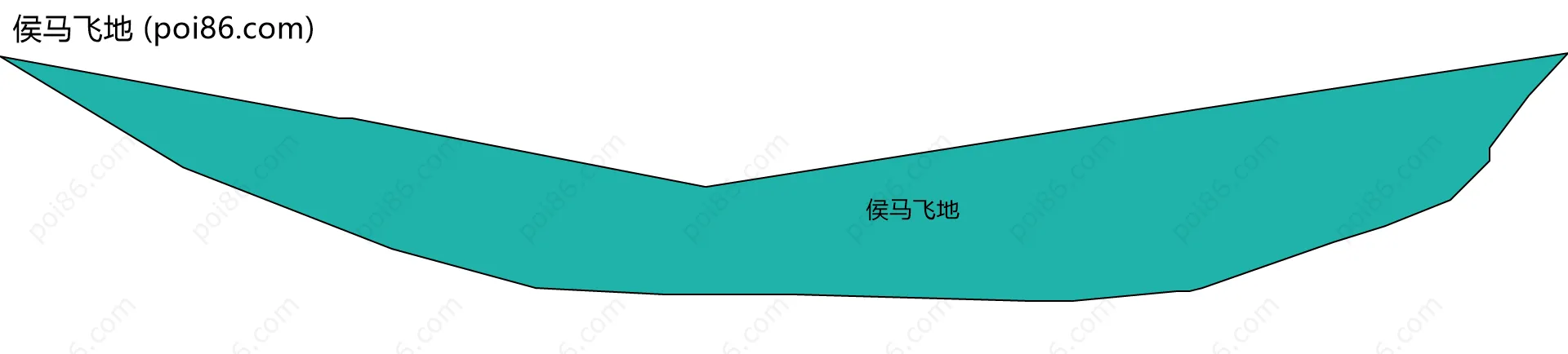 侯马飞地边界地图