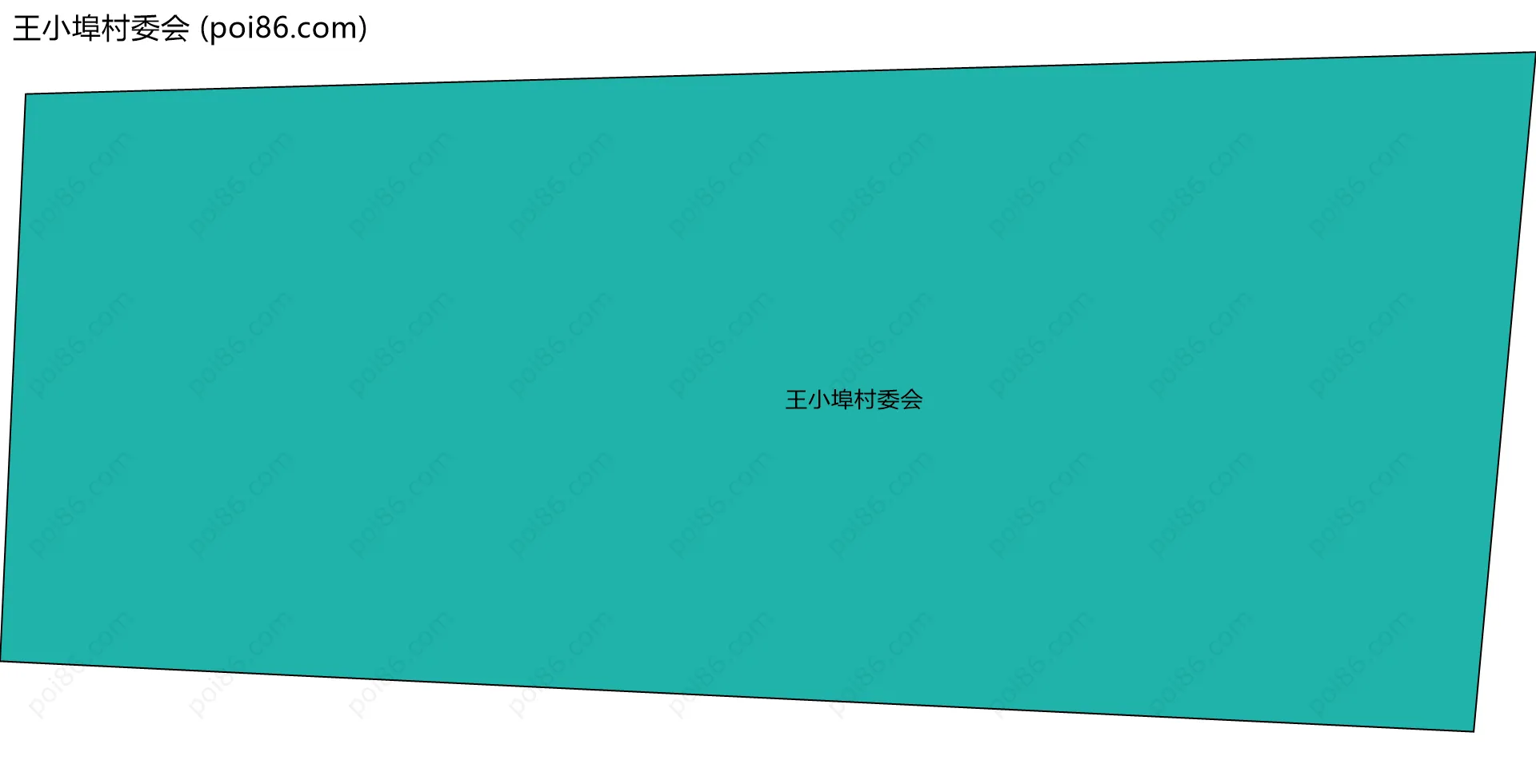 王小埠村委会边界地图