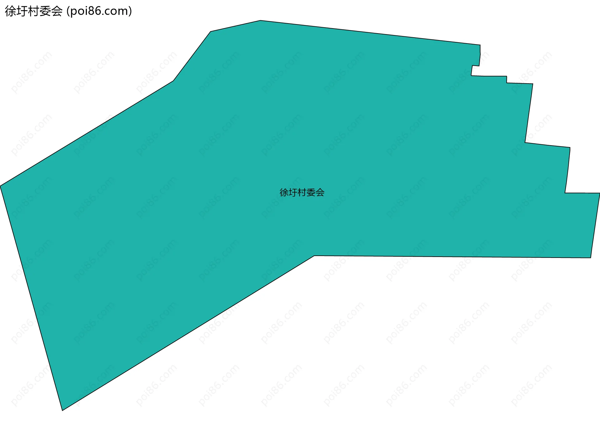 徐圩村委会边界地图