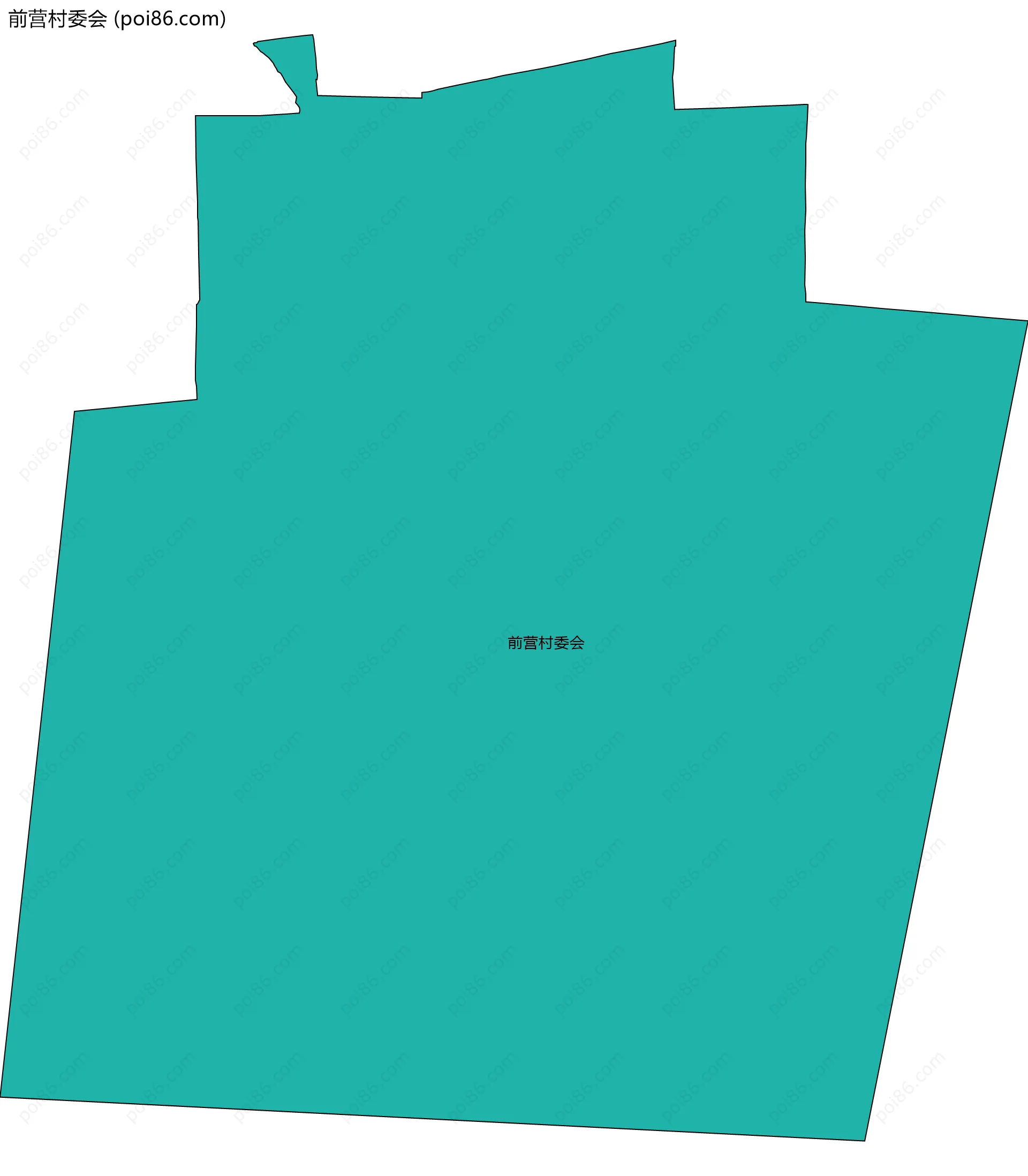 前营村委会边界地图