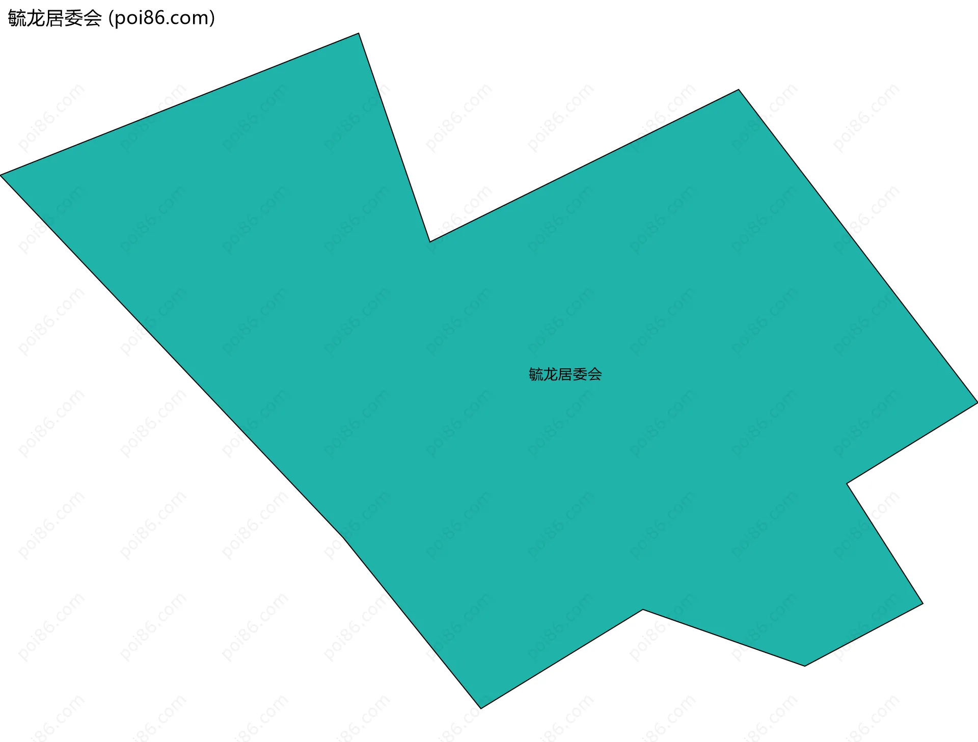 毓龙居委会边界地图