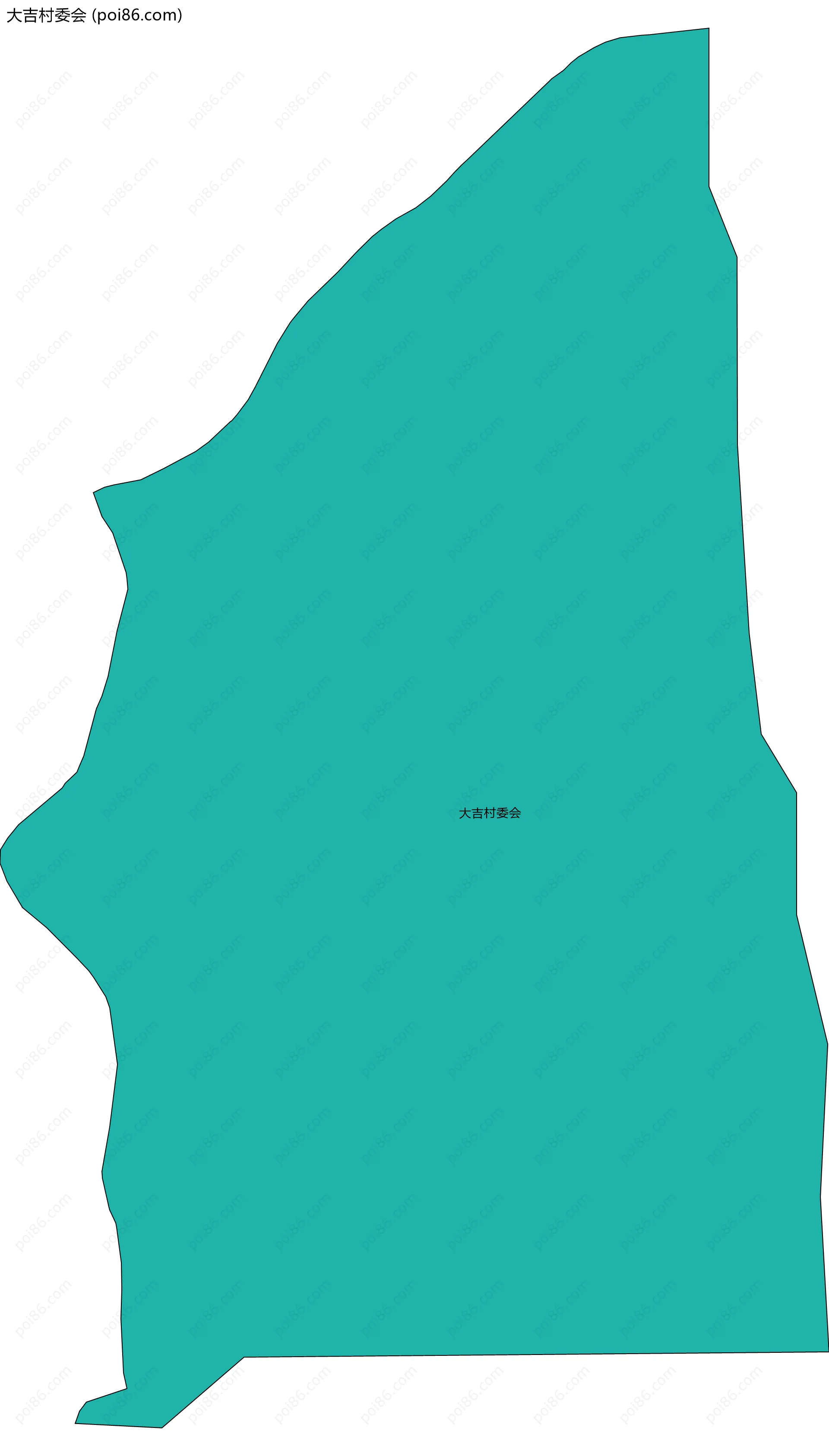 大吉村委会边界地图