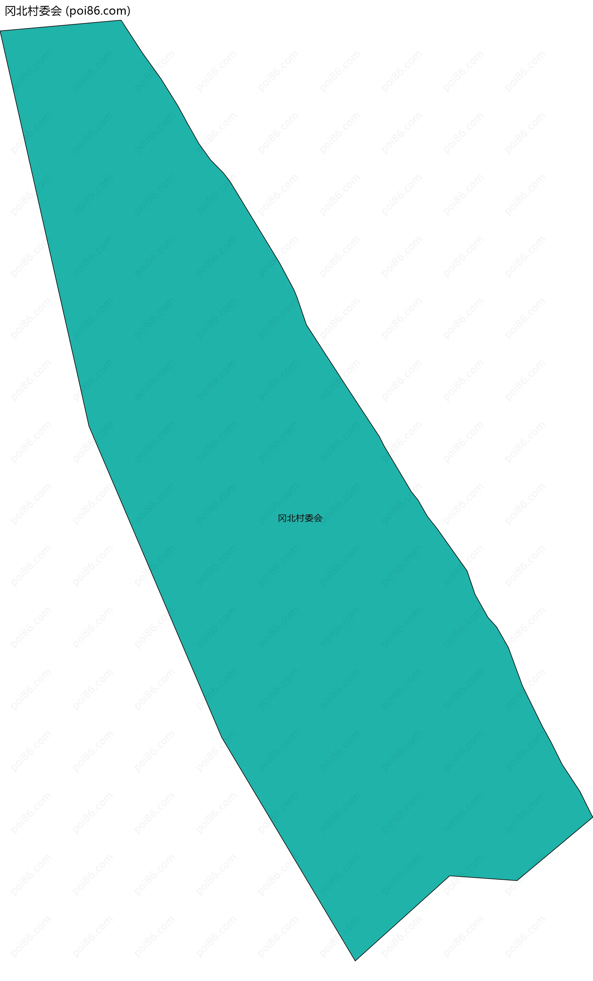 冈北村委会边界地图