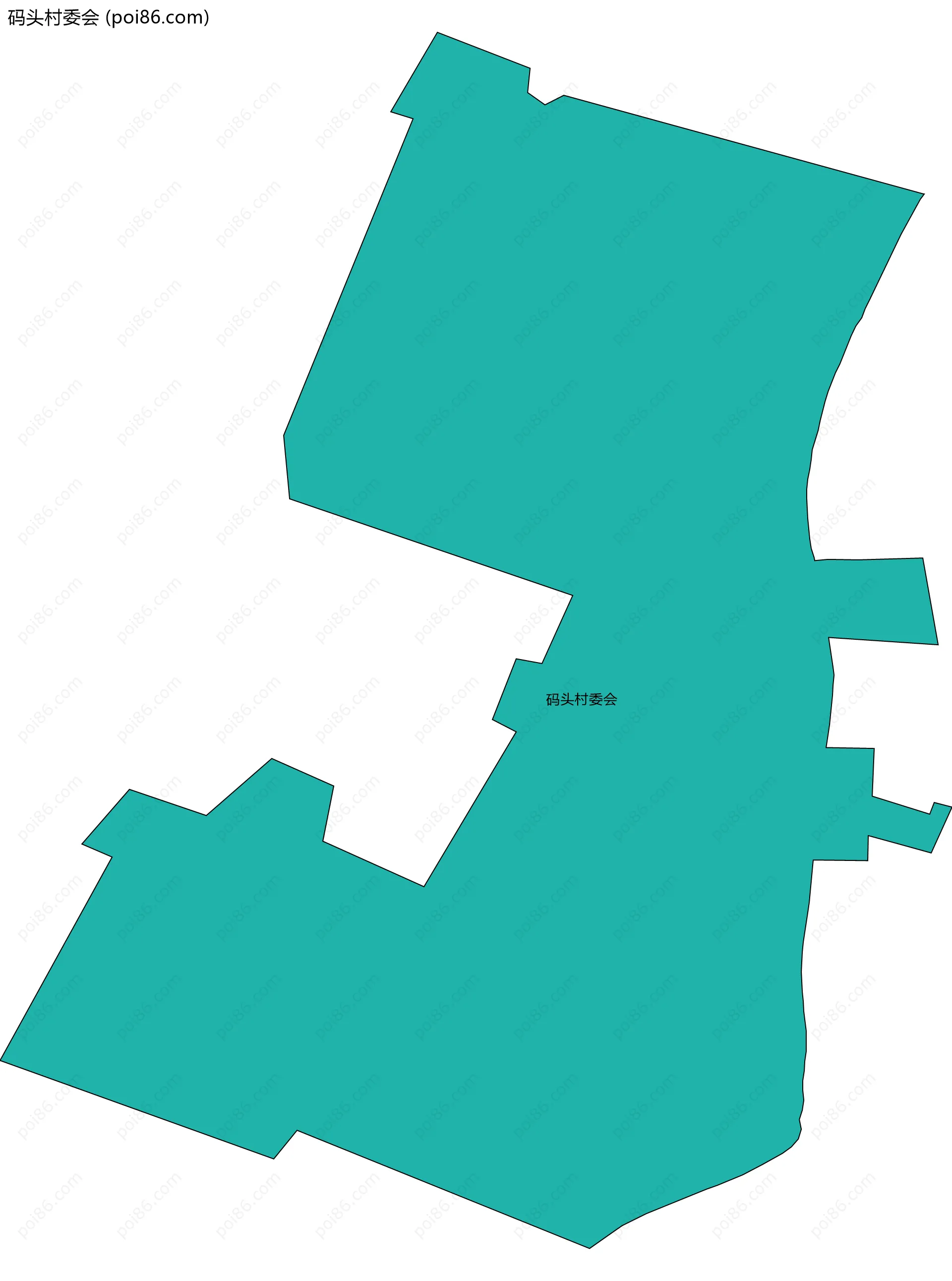 码头村委会边界地图