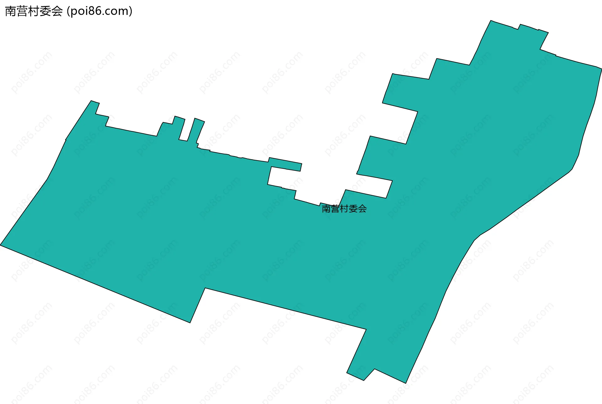 南营村委会边界地图