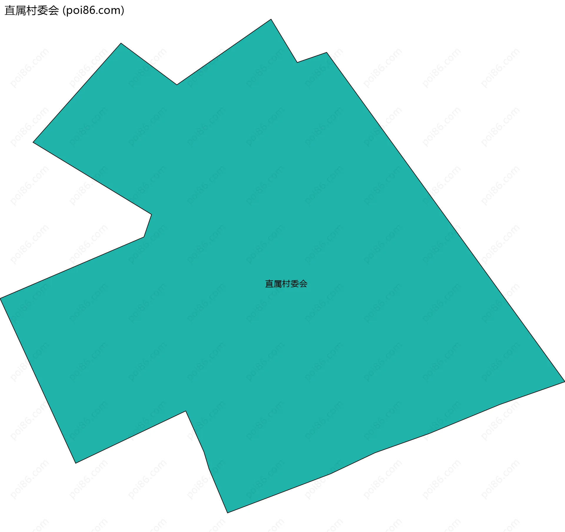 直属村委会边界地图