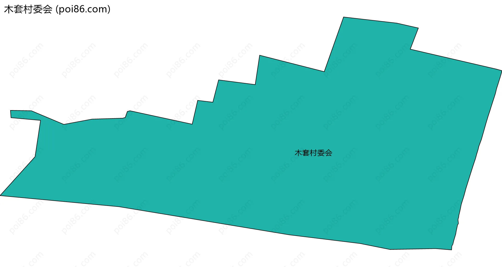 木套村委会边界地图