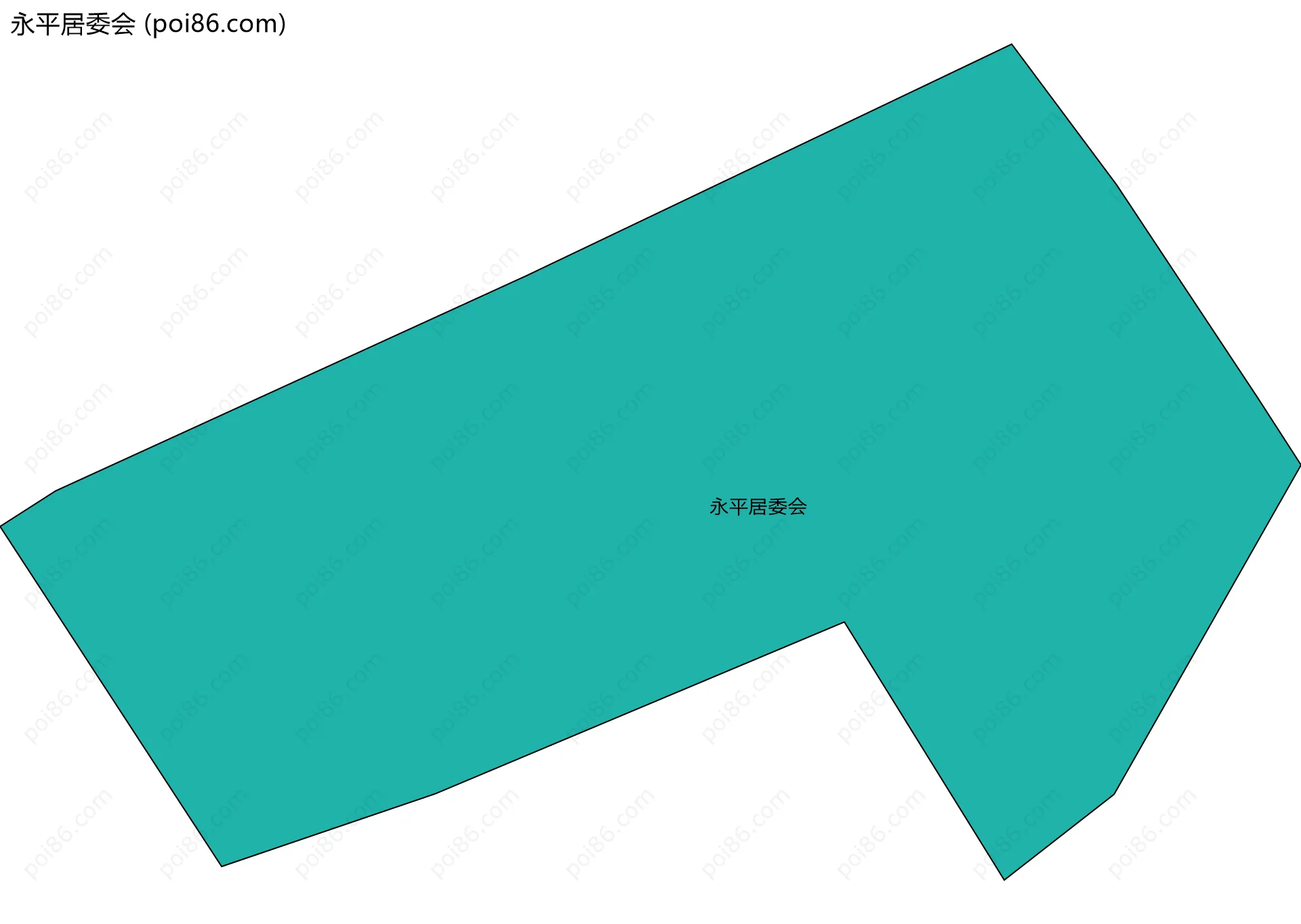 永平居委会边界地图