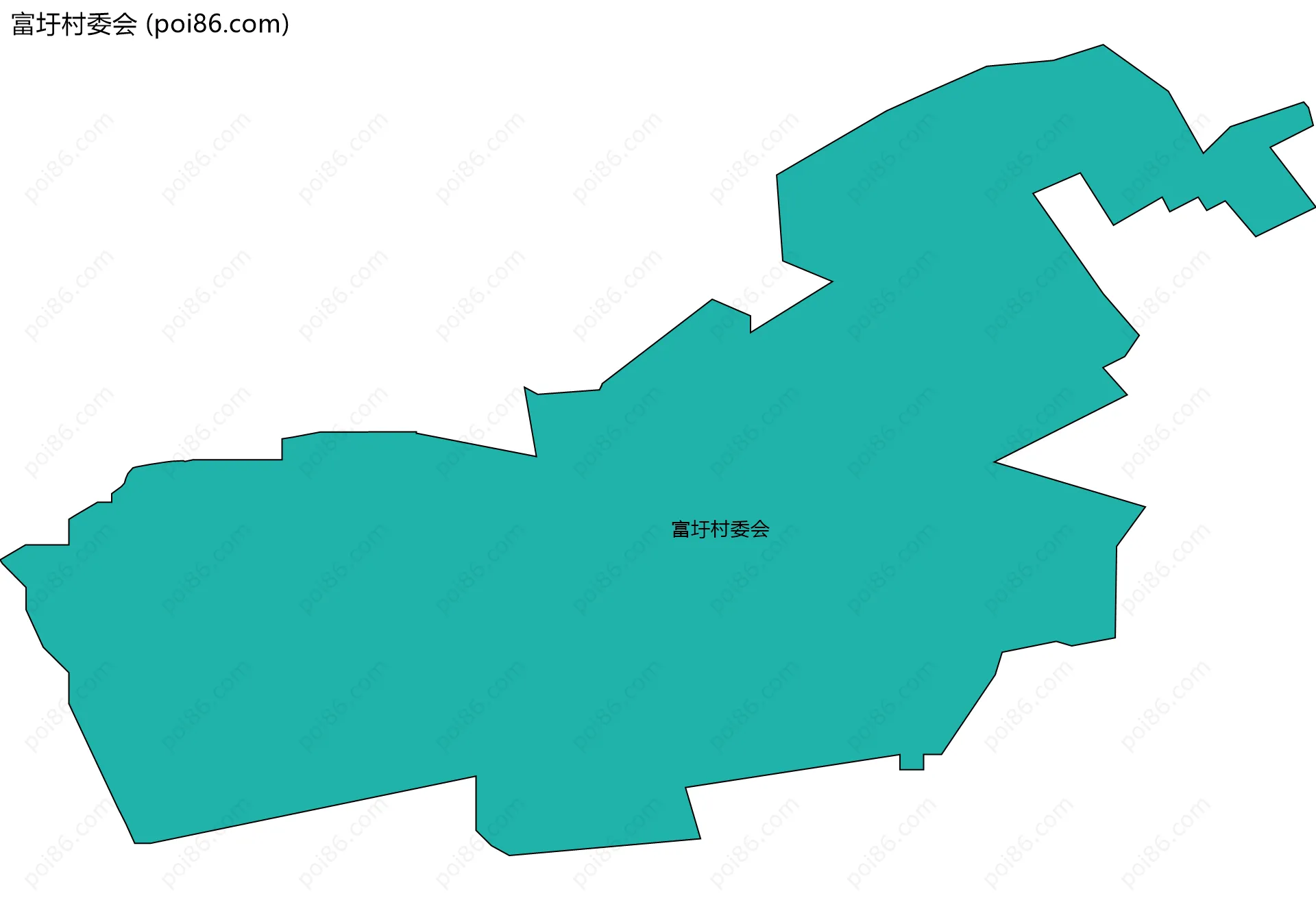富圩村委会边界地图