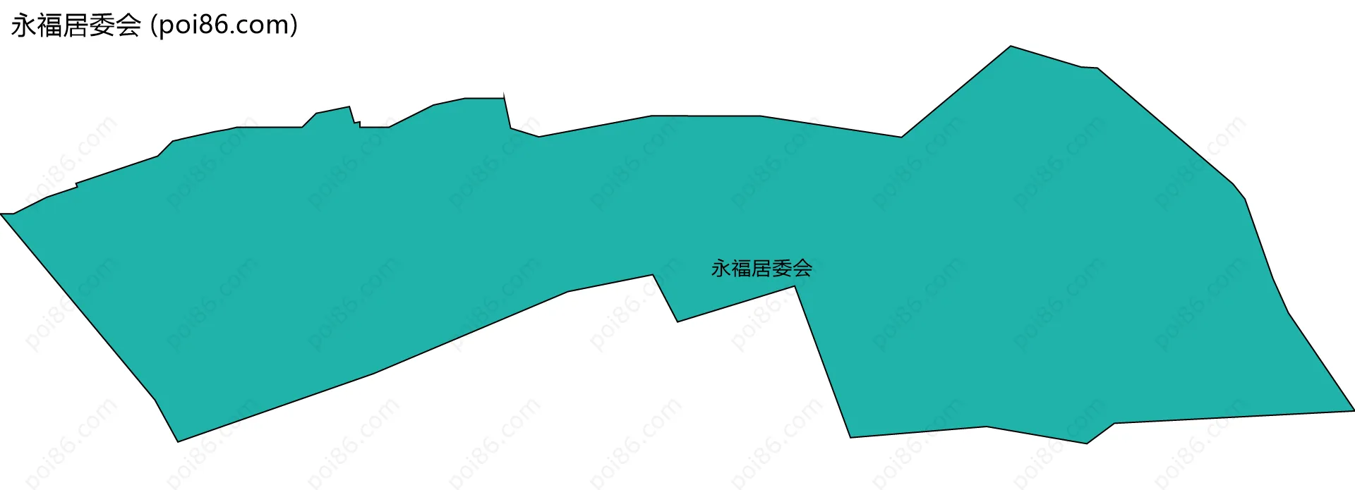 永福居委会边界地图