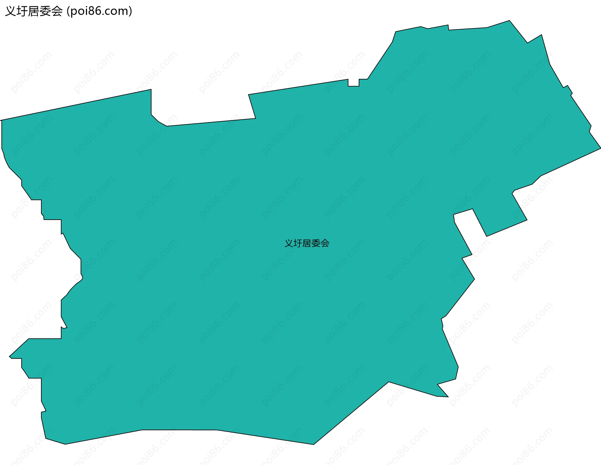 义圩居委会边界地图