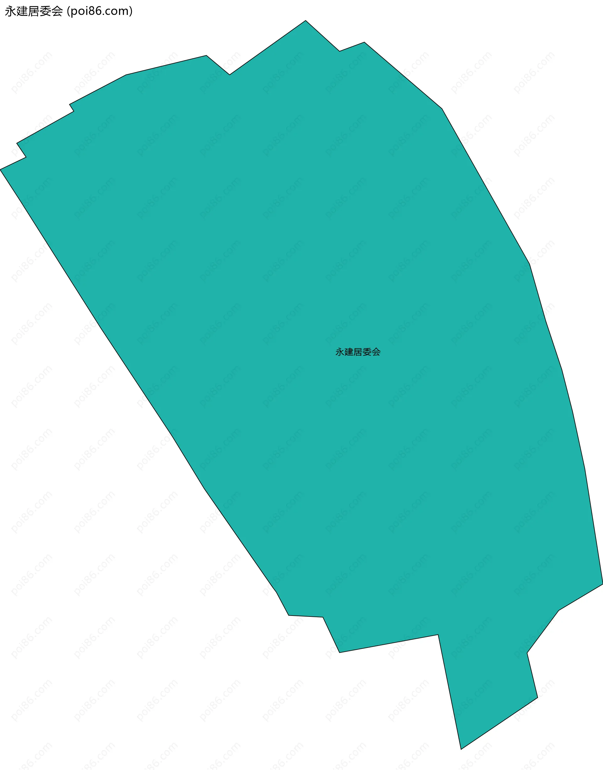 永建居委会边界地图