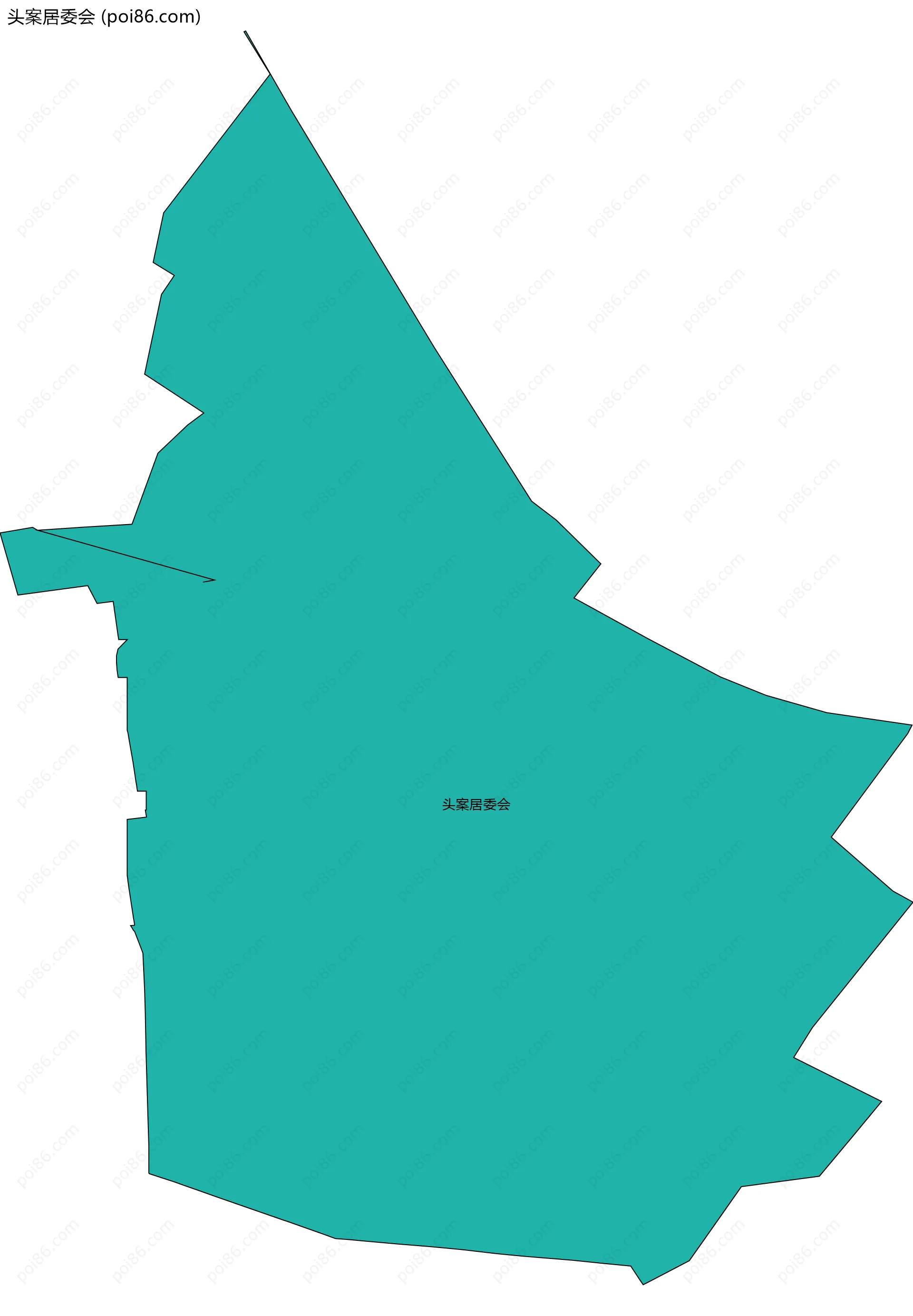 头案居委会边界地图