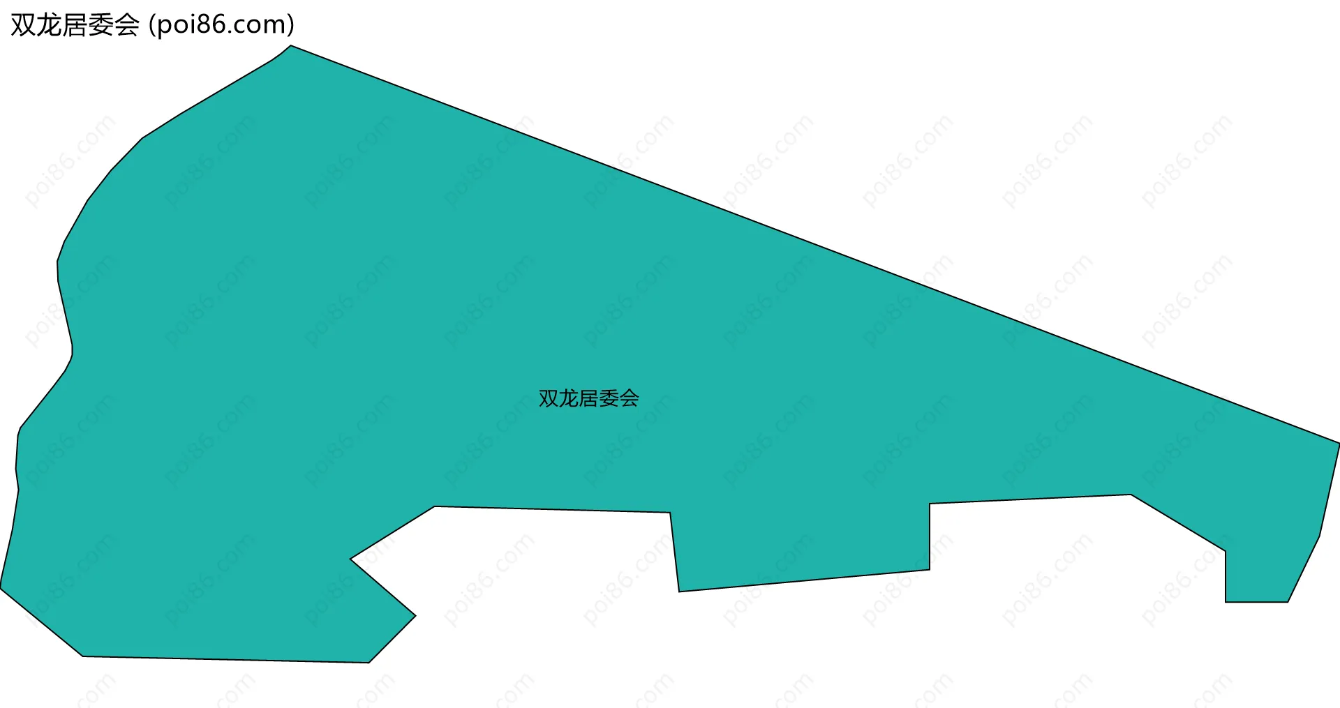 双龙居委会边界地图