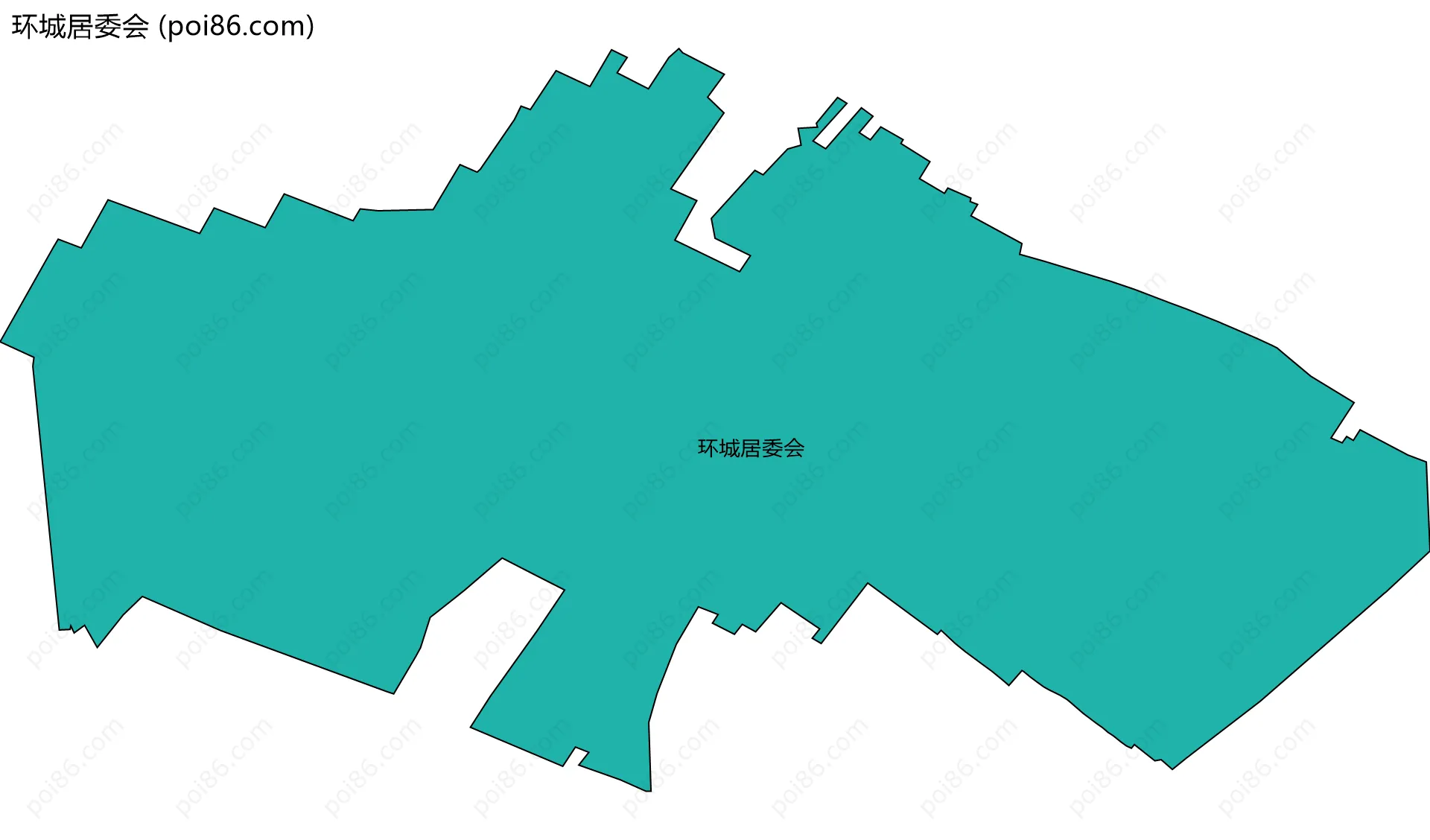 环城居委会边界地图