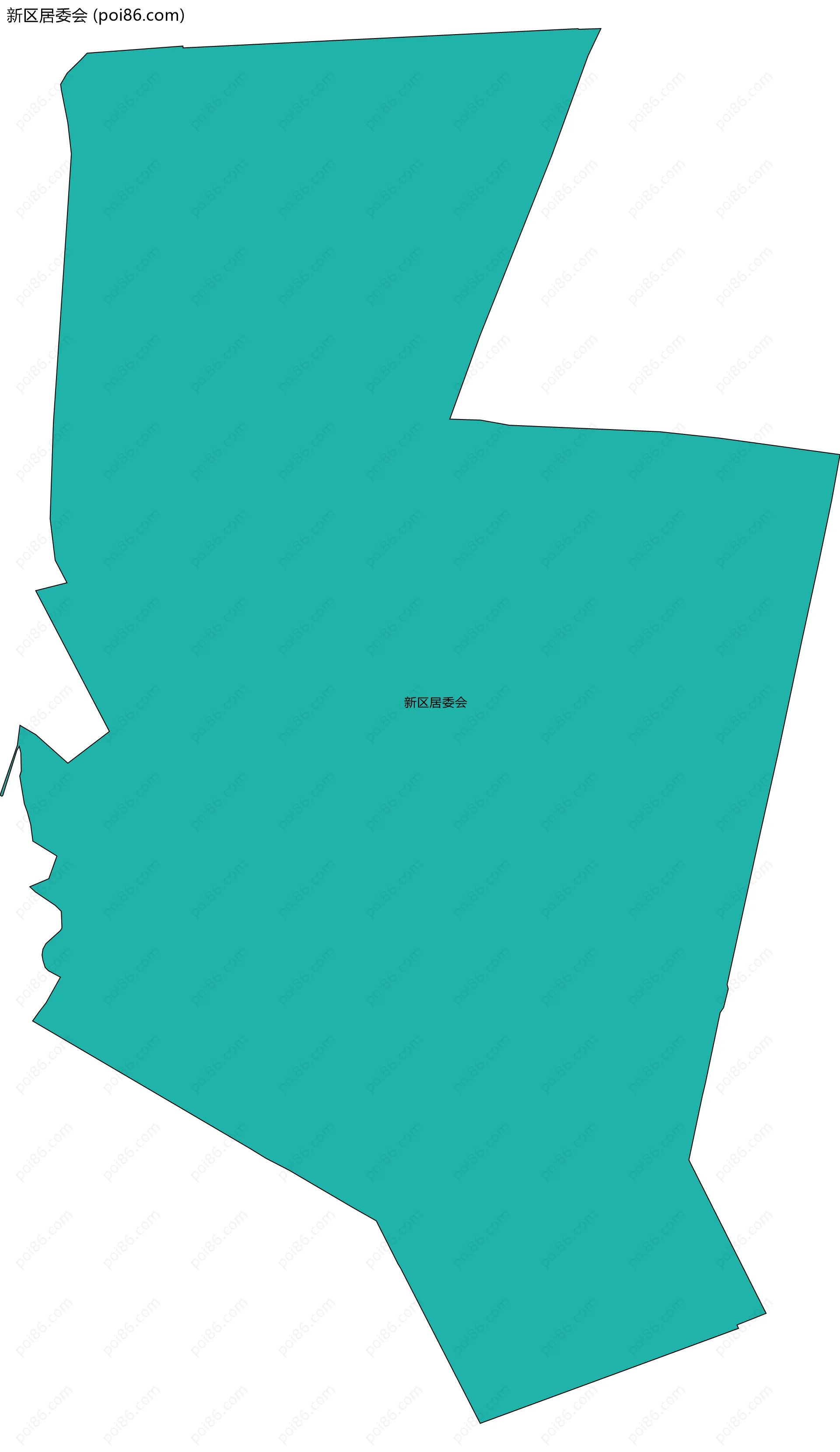 新区居委会边界地图