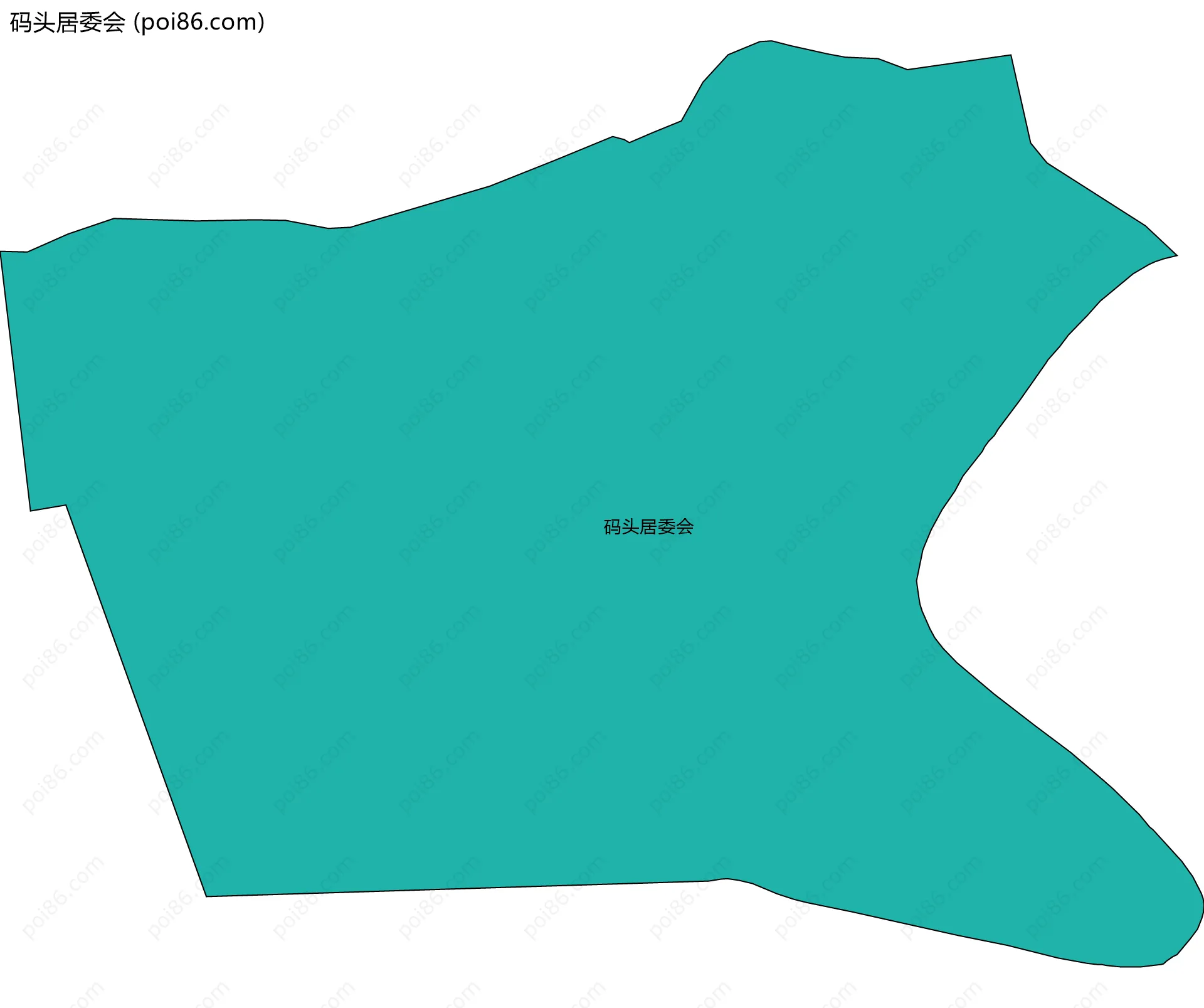 码头居委会边界地图