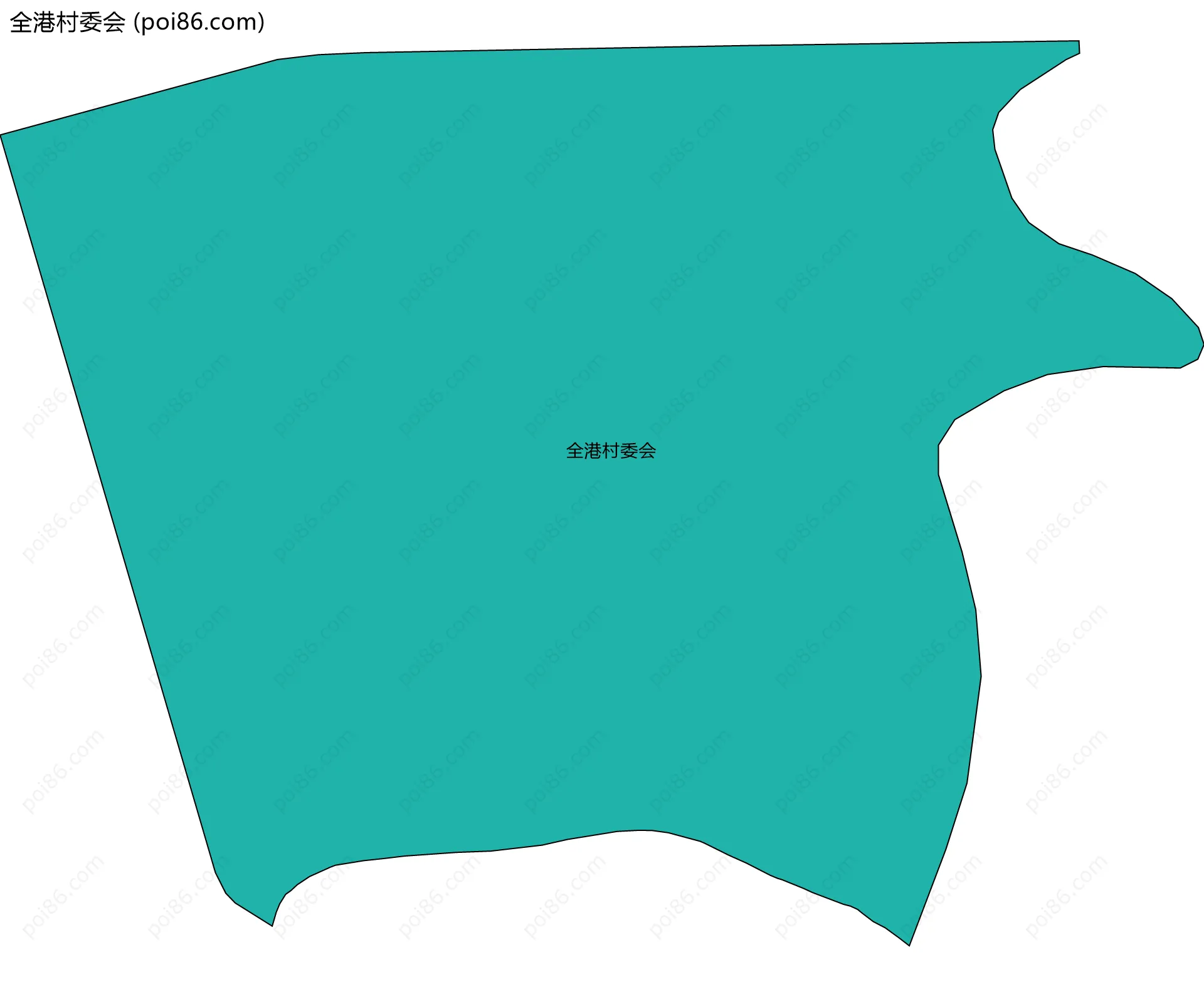 全港村委会边界地图