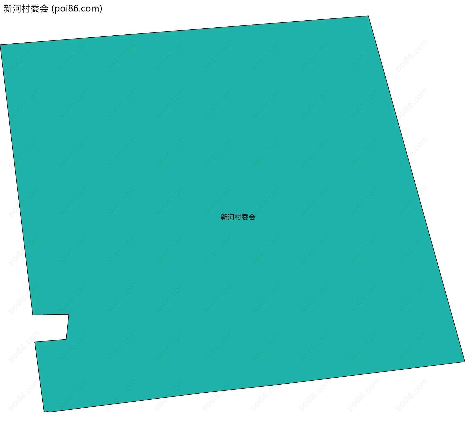 新河村委会边界地图