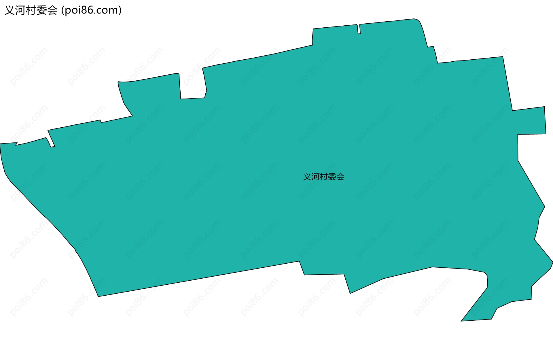 义河村委会边界地图