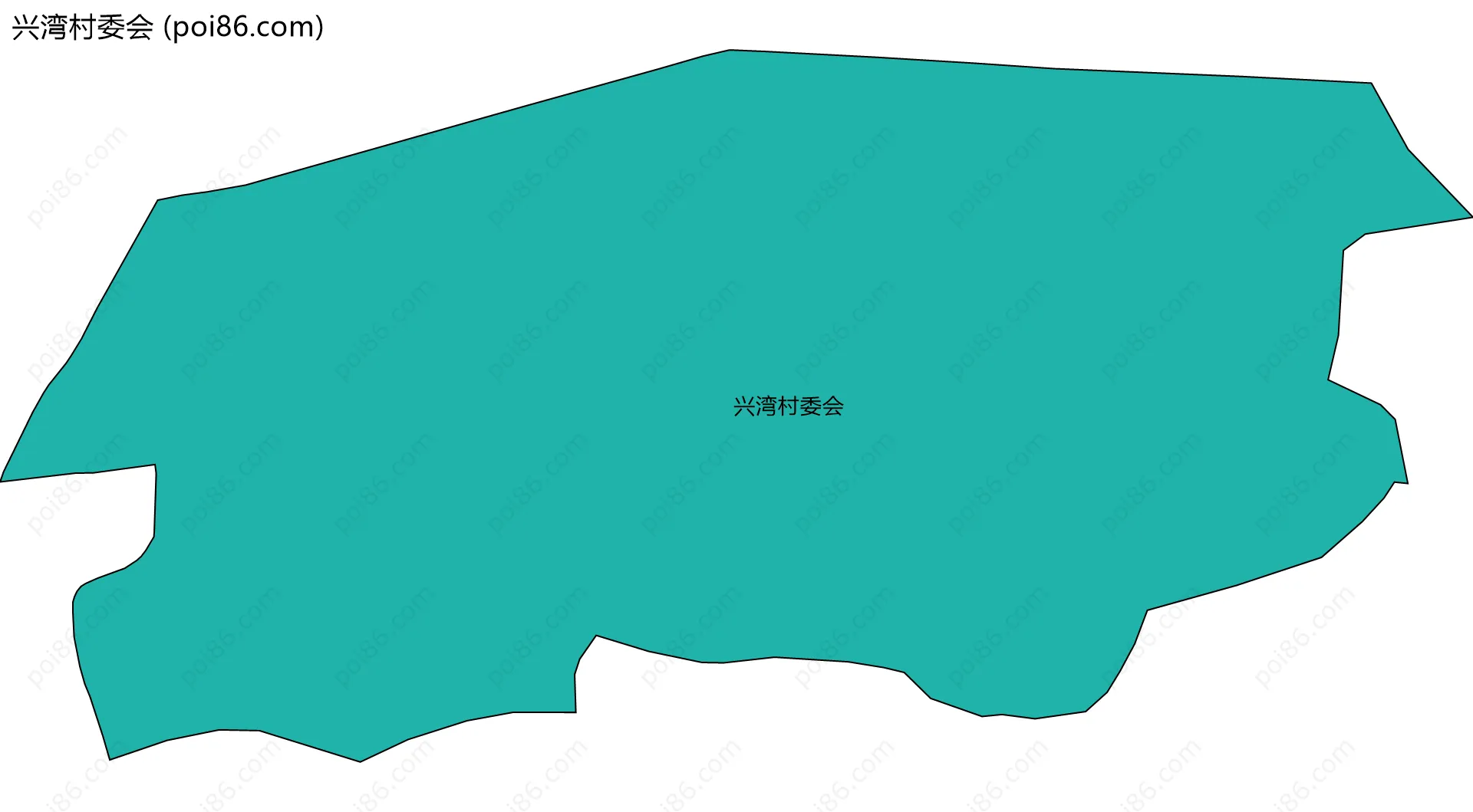 兴湾村委会边界地图